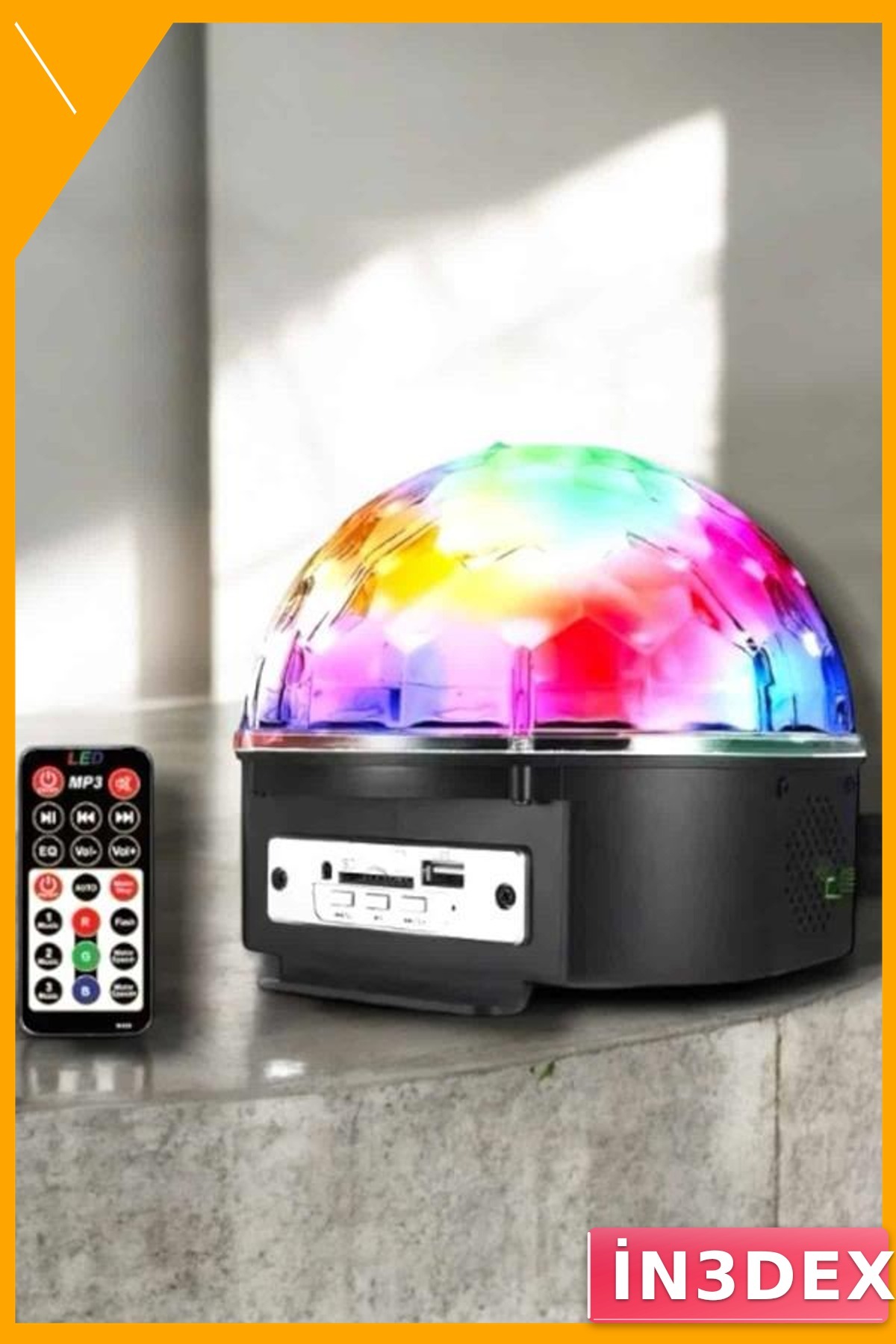 Bluetooth Kontrollü Disko Topu Işıklı Gece Lambası