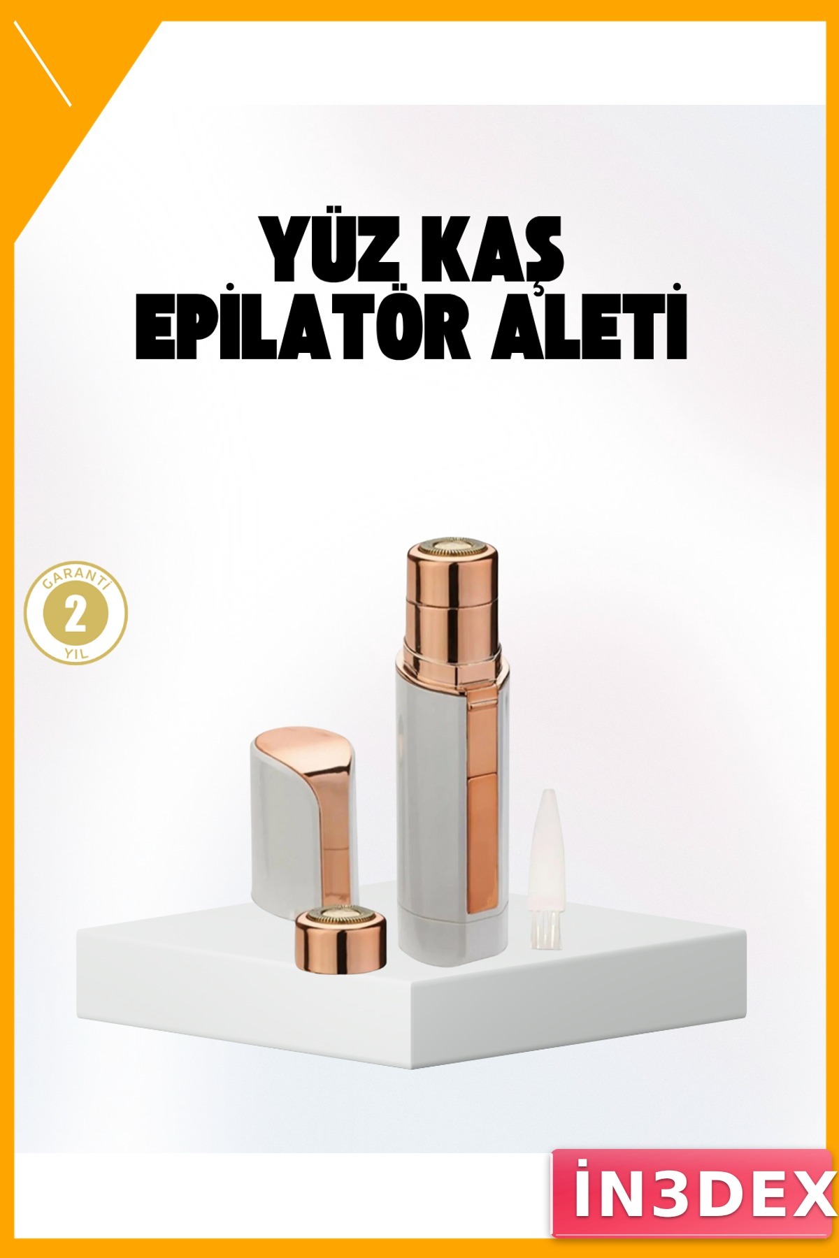 Hassas Ciltler İçin Yüz Epilatörü Kaş Bıyık Tüy Alma Cihazı