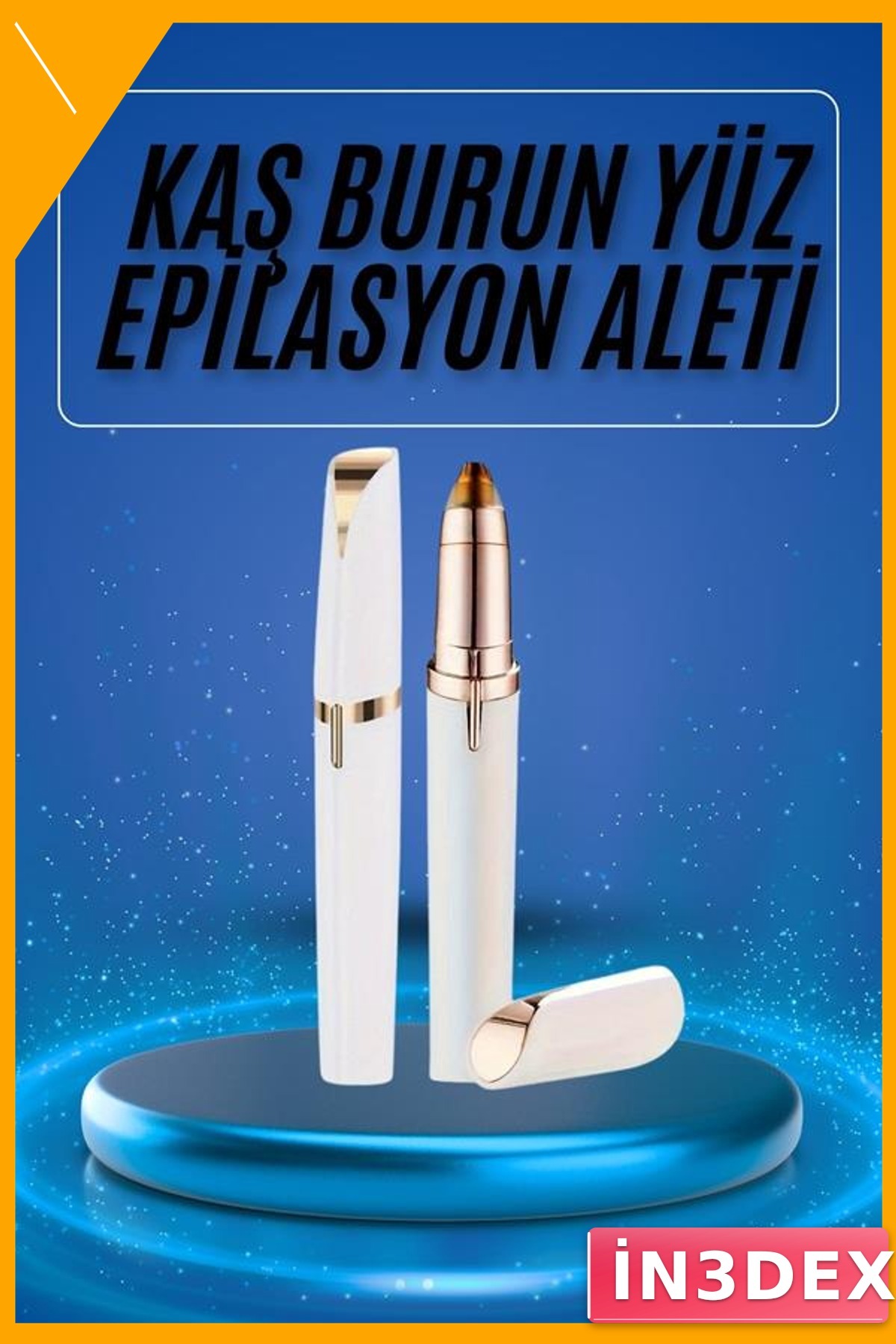 Şarjlı Unisex Yüz Tüy Alma Makinesi Kaş Bıyık Epilatör