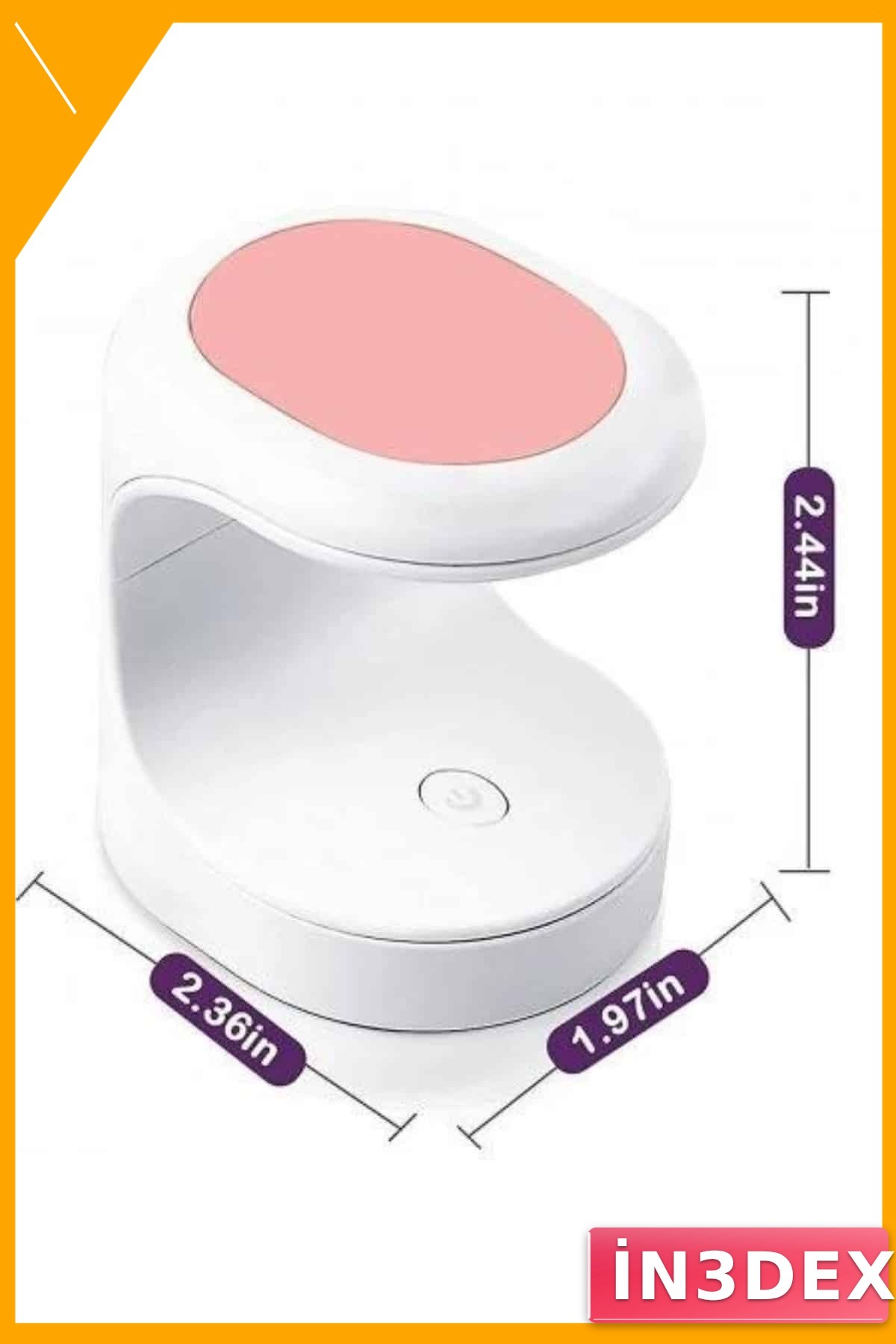 LED Oje Kurutucu UV Işınlı Taşınabilir 16W Hızlı Kurutma