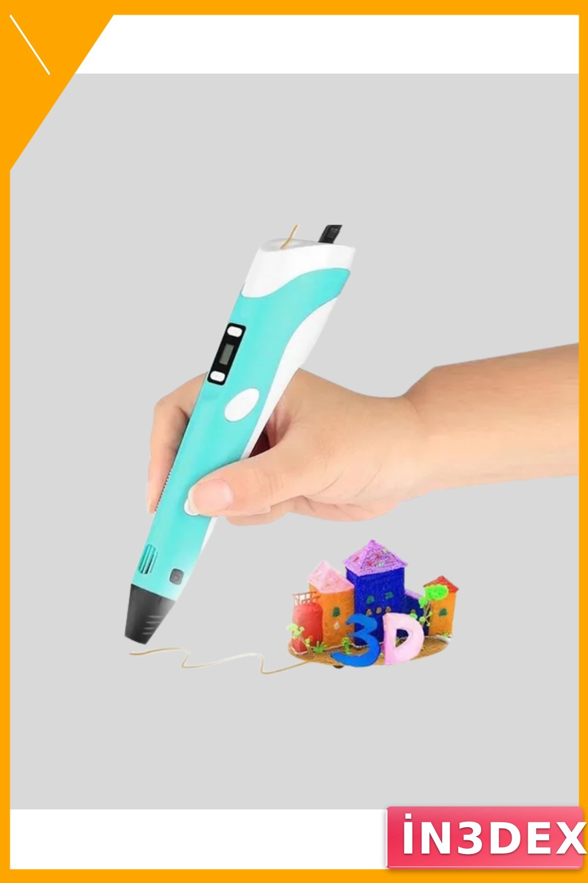 Güvenli 3D Yazıcı Kalem Çocuklar İçin Filamentli