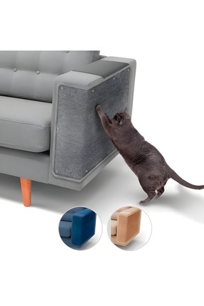 Others Self-Adhesive Yapıştırılabilir Kedi Tırmalama Matı 100x30 cm - Duvar v...