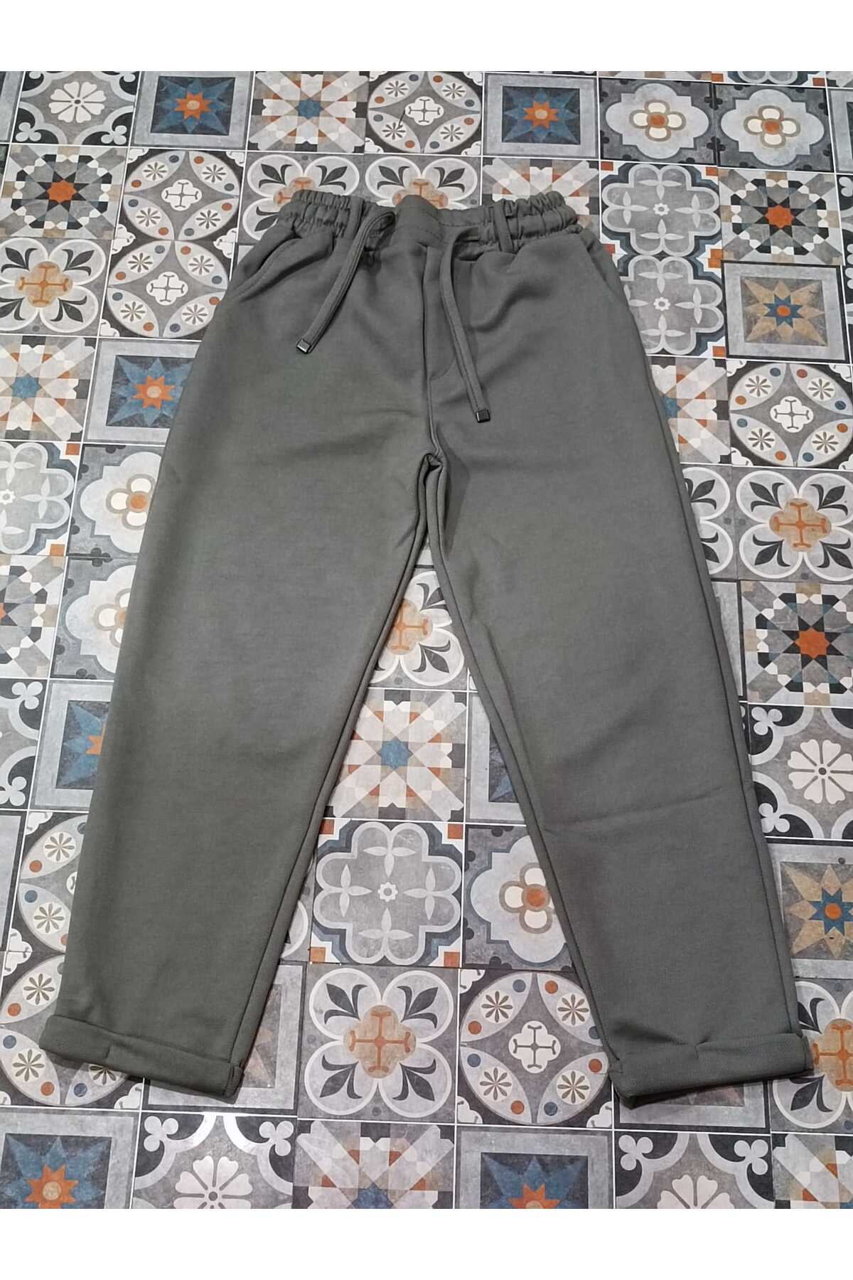 AZRA ÇOCUK GİYİM Children's Pants with Elastic Waist Flexible Relax Jogger Fabric Ironing Is Not Wanted School Daily Comfortable...