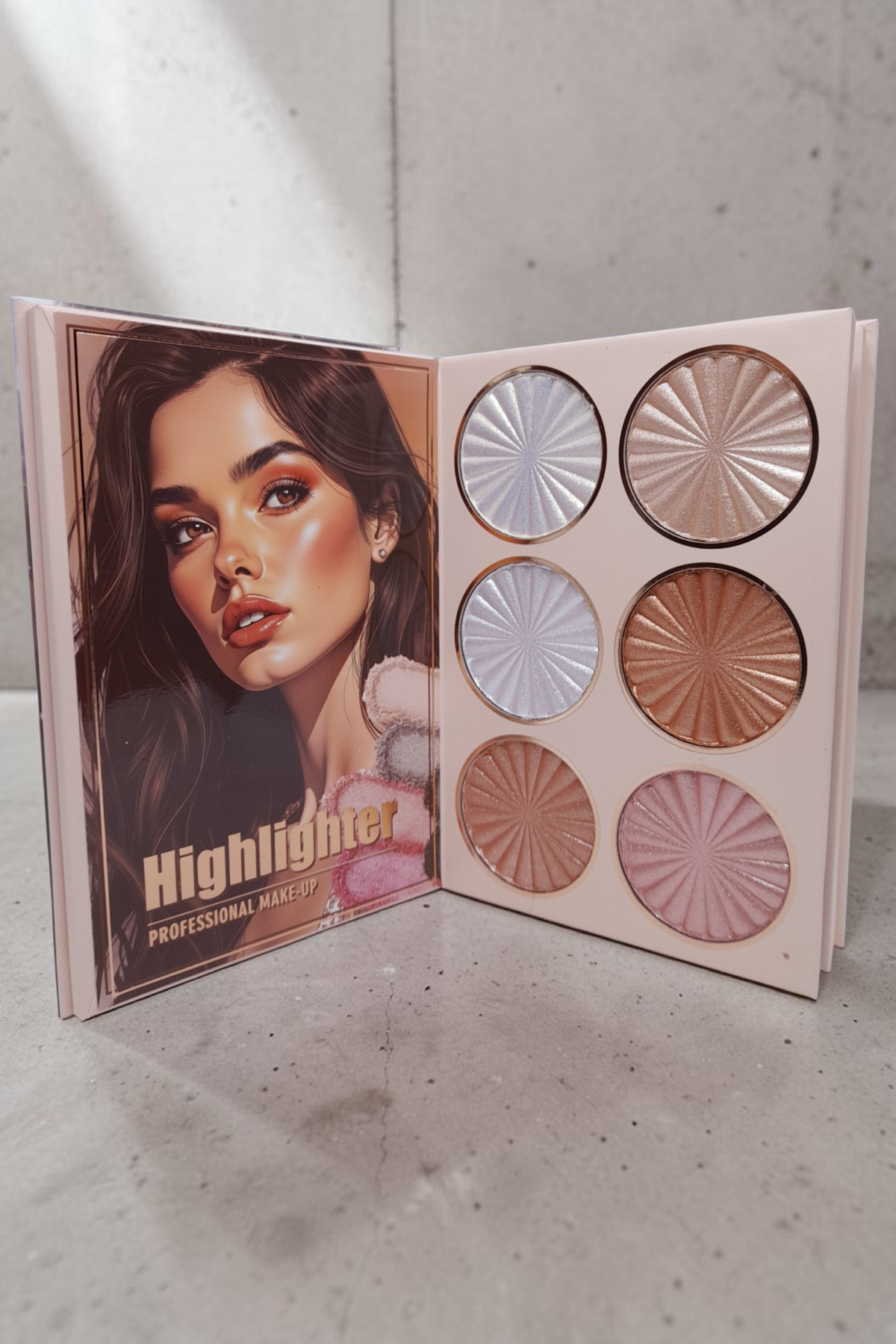 Göz Farı Highlighter Allık Kontür Pudra Bronzer İçeren Kitap Model 43 'lü Makyaj Kiti — ZRD113405 — تصویر 4 از 7