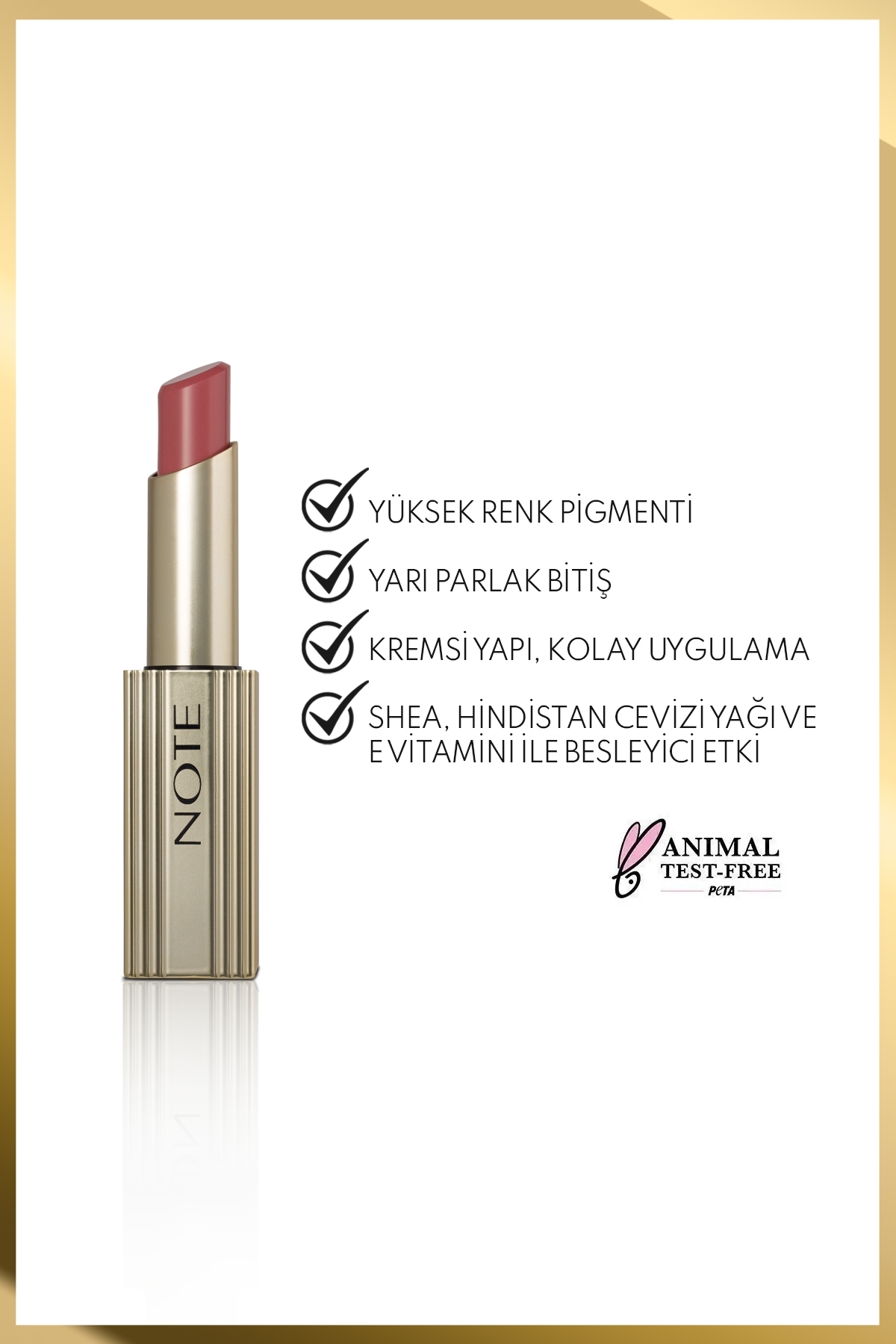 رژ لب نیمه براق کرمی Aura Silk شماره 08 Cinnamon Crush - قهوه‌ای —رنگ LST AURA SILK — تصویر 3 از 5