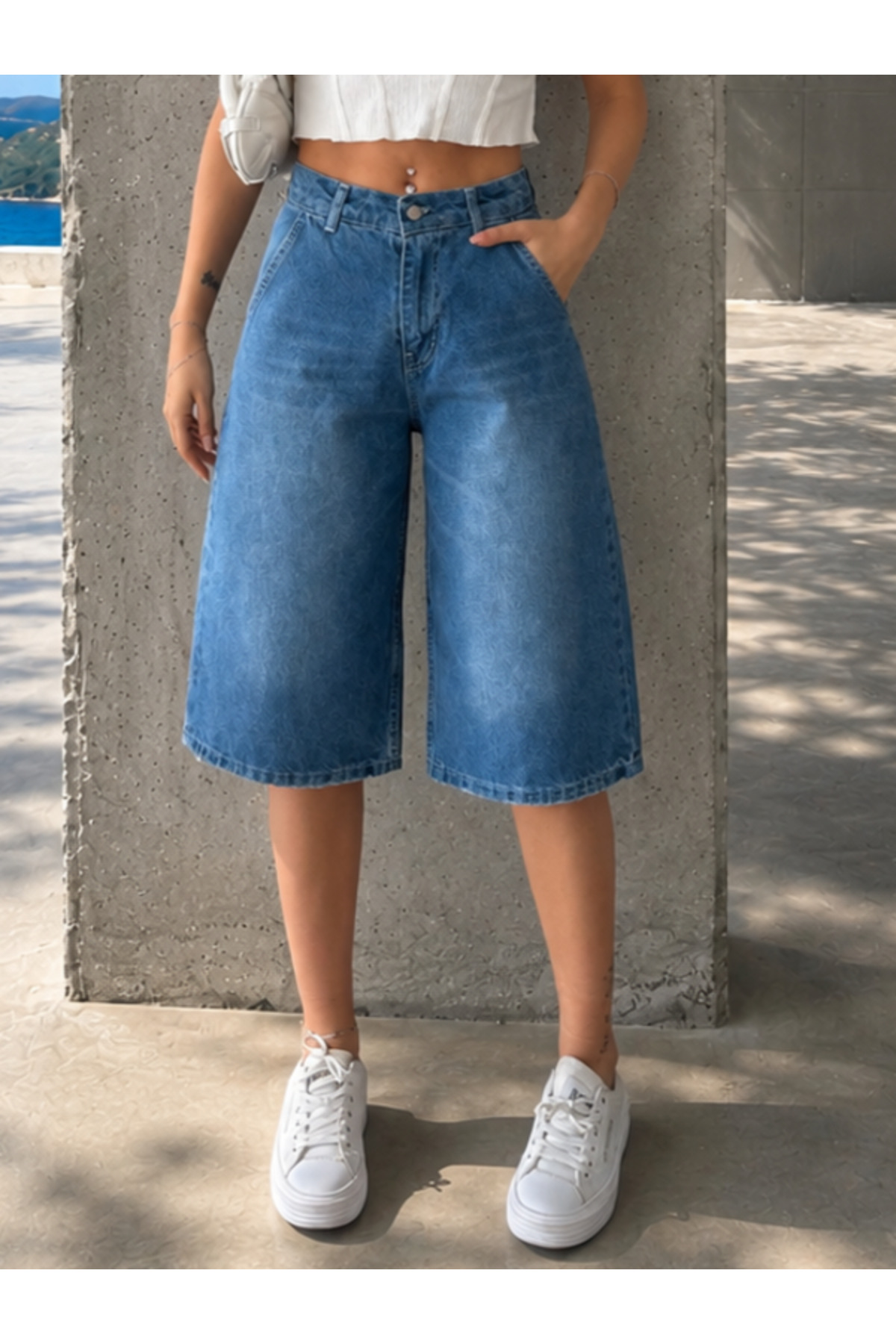 Swet Shop Jeans Ženske Visok struk izbledeli efekat vintage širok kroj široki...
