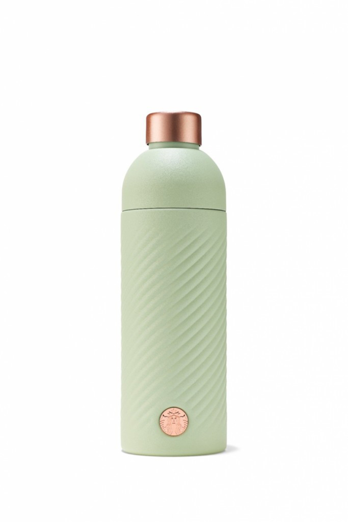 Starbucks Spiral Patterned Sage Green Stainless Steel Thermos