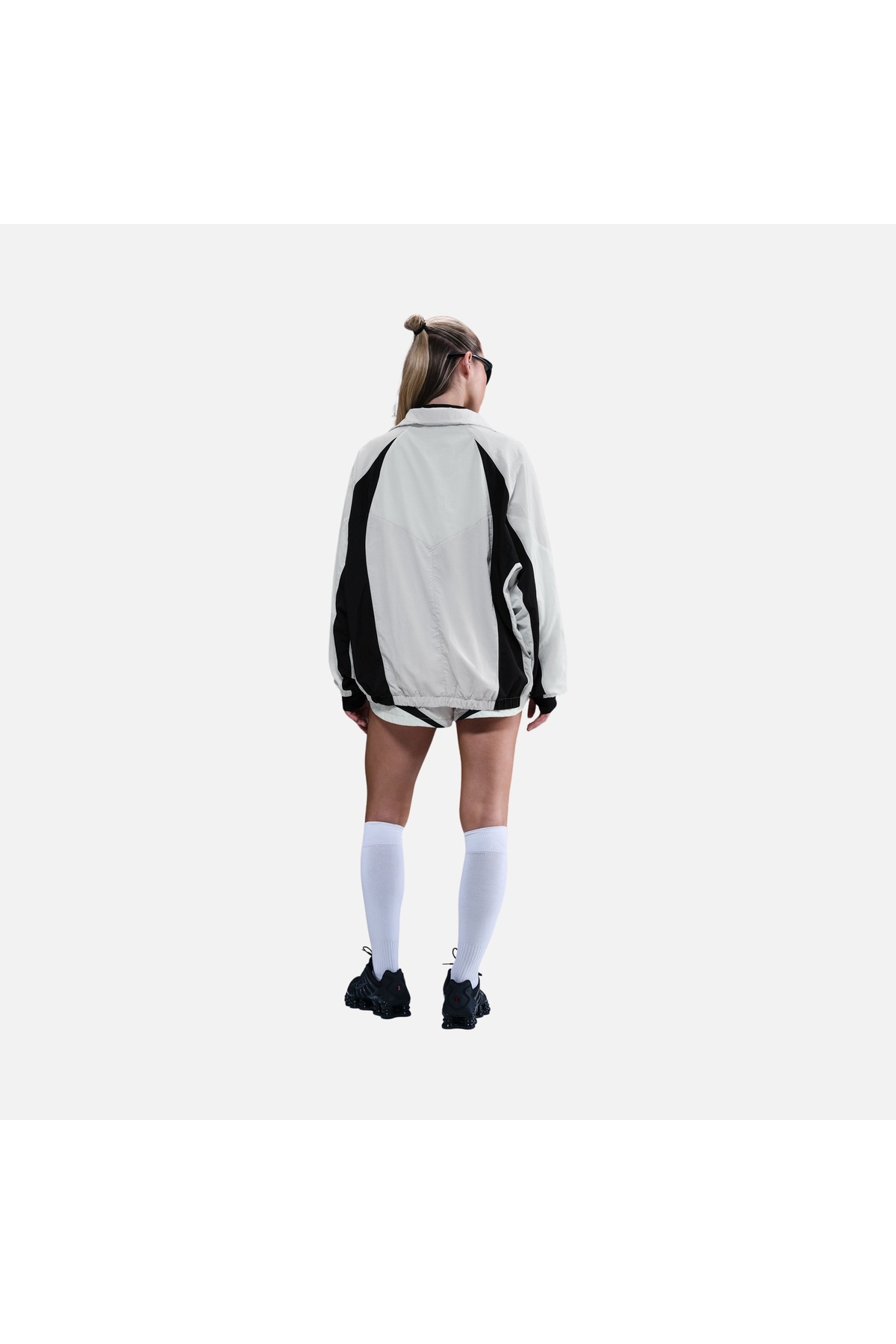 Nike Sportswear Women's Oversized Tracksuit Jacket Bol Kalıp Beyaz Kadın Spor Ceket görsel 3