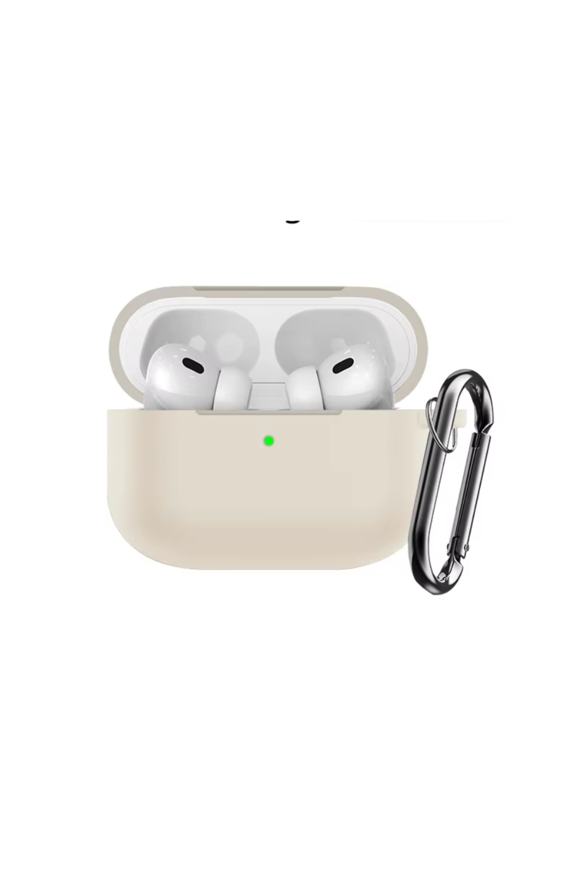 Airpods Pro and Pro 2 Compatible Silicone Case Fully Compatible Earphone Case with Metal Hook