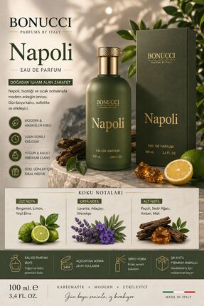 Bonucci Napoli Eau De Parfüm 100 ML Erkek Parfümü