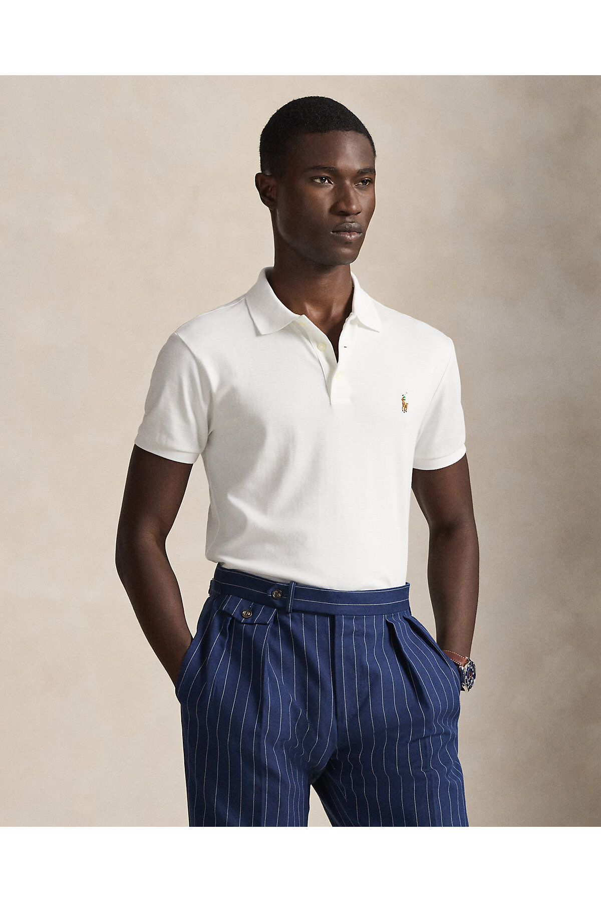 Ralph Lauren Regular Kesim Yumuşak Dokulu Polo Tişört 412942
