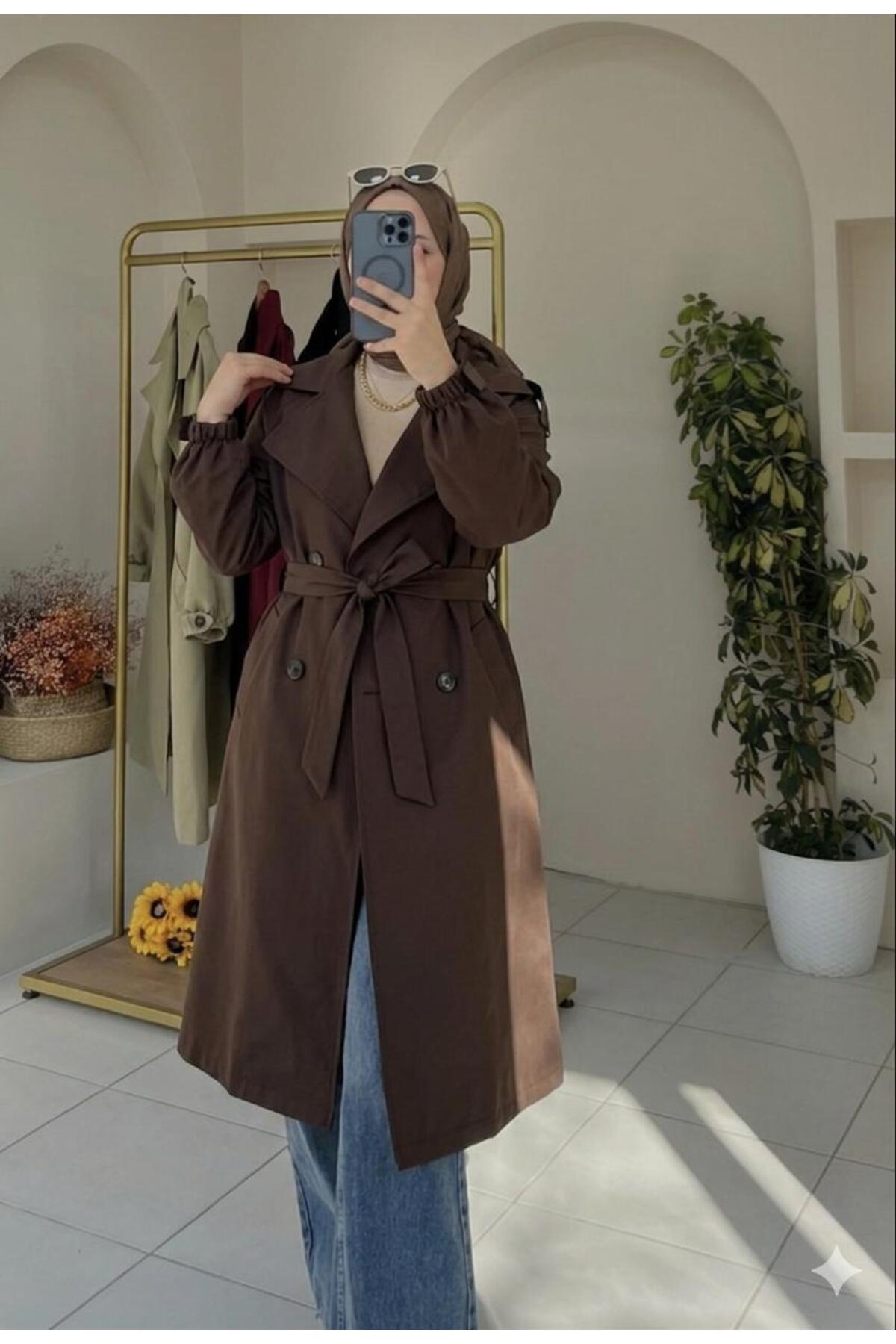 新品　nalm. reversible frill half trench Trench Coats 🧥 40-80% off! | Timeless Elegance - 2026