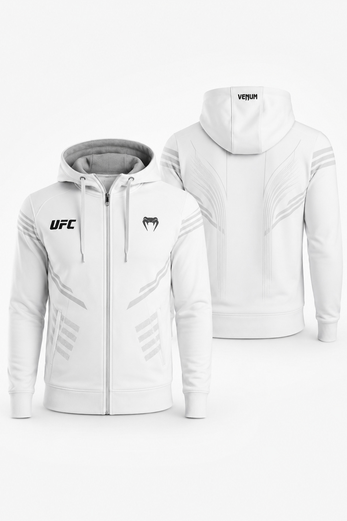 Stylovi UFC Venum Yazlık/Baharlık Fermuarlı Hoodie - Yüksek Kalite