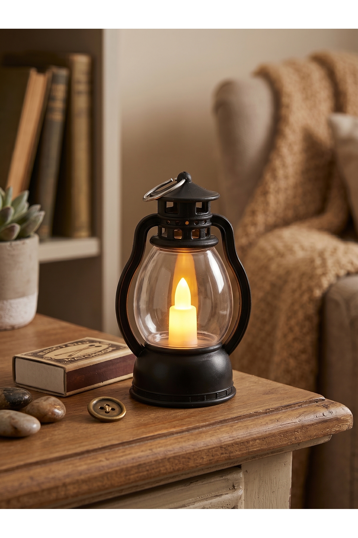 zelişinelişi Pilli Mini Kandil Mum Işığı Tea Light Gaz Lambası