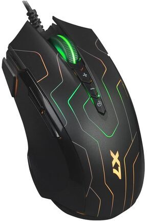 Yıldızan mhtshop A4 Tech X89 SİYAH-LABİRENT OPTİK 2400 DPI Gamer Mouse 1274656
