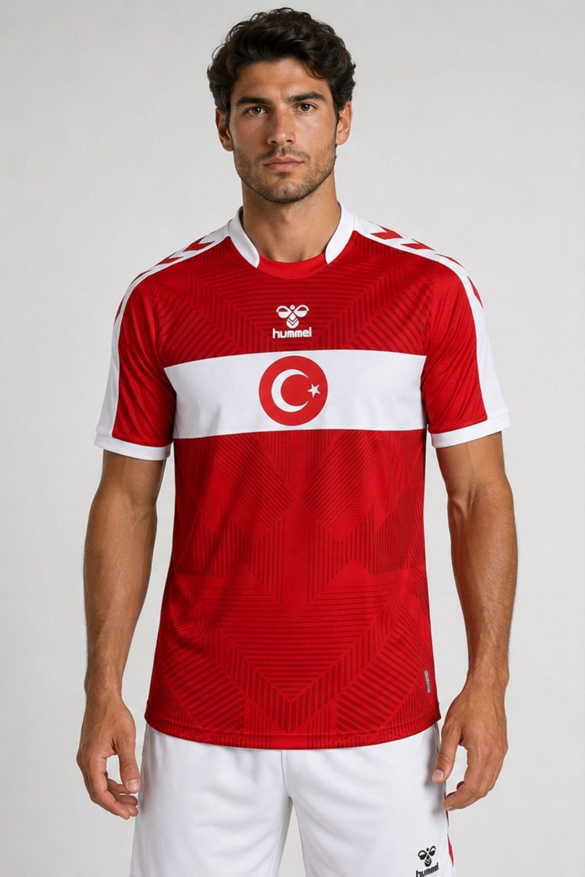 Türkiye ORIGINAL LICENSED RED Türkiye JERSEY هامل لباس فوتبال hummel