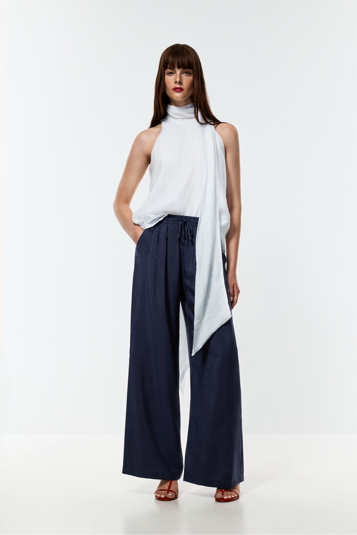 Basic straight cut pants