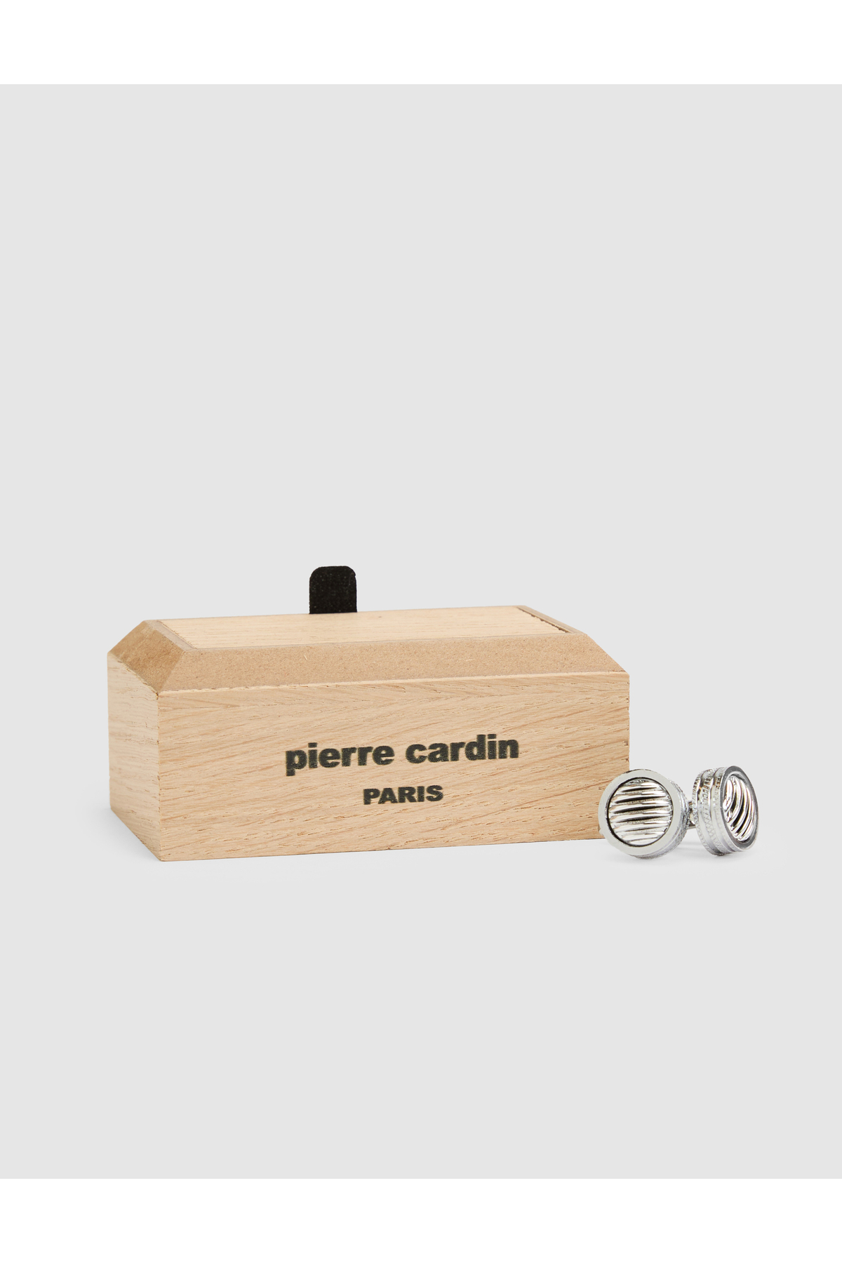 دکمه سرآستین خاکستری 50328679-VR107 پیر کاردین دکمه سردست Pierre Cardin