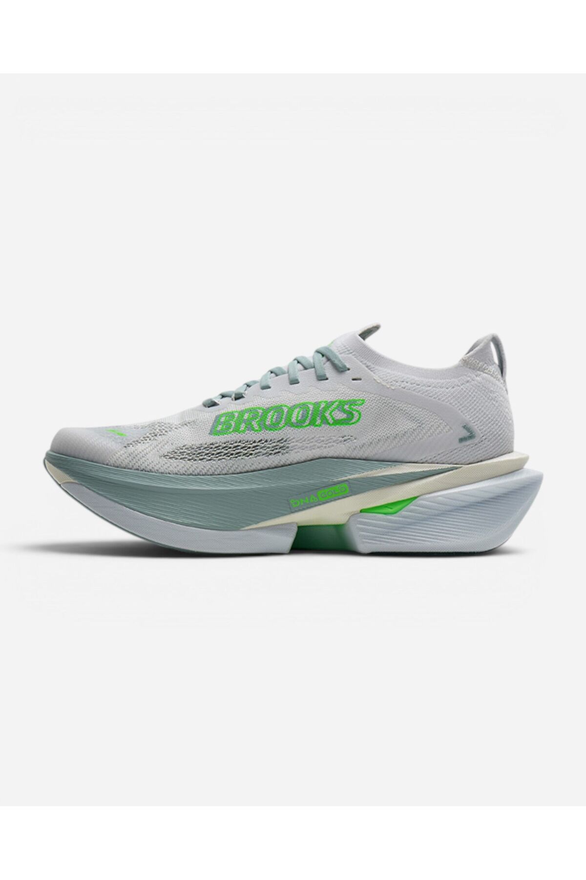 Brooks Hyperion Max 3 Erkek Gri Koşu Ayakkabısı 1104671D164 görsel 6