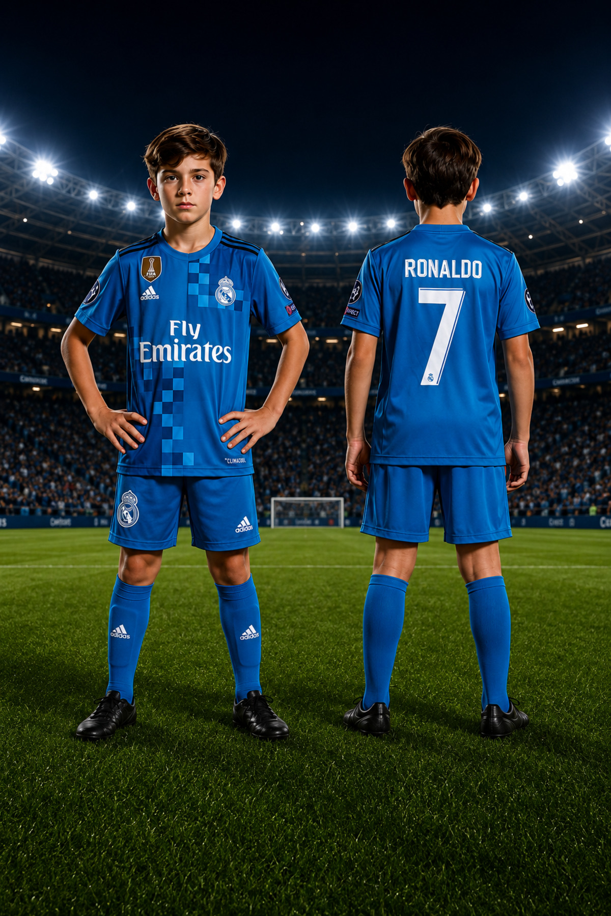 Selvira Real Madrid Ronaldo 7 Numara Çocuk Futbol Forması Takımı