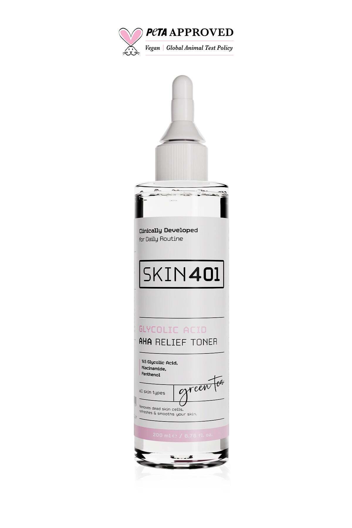 %5 Glikolik Asit AHA Aydınlatıcı Etkili Ve Leke Karşıtı Tonik 2'li Set — Skin401-207 — تصویر 3 از 5