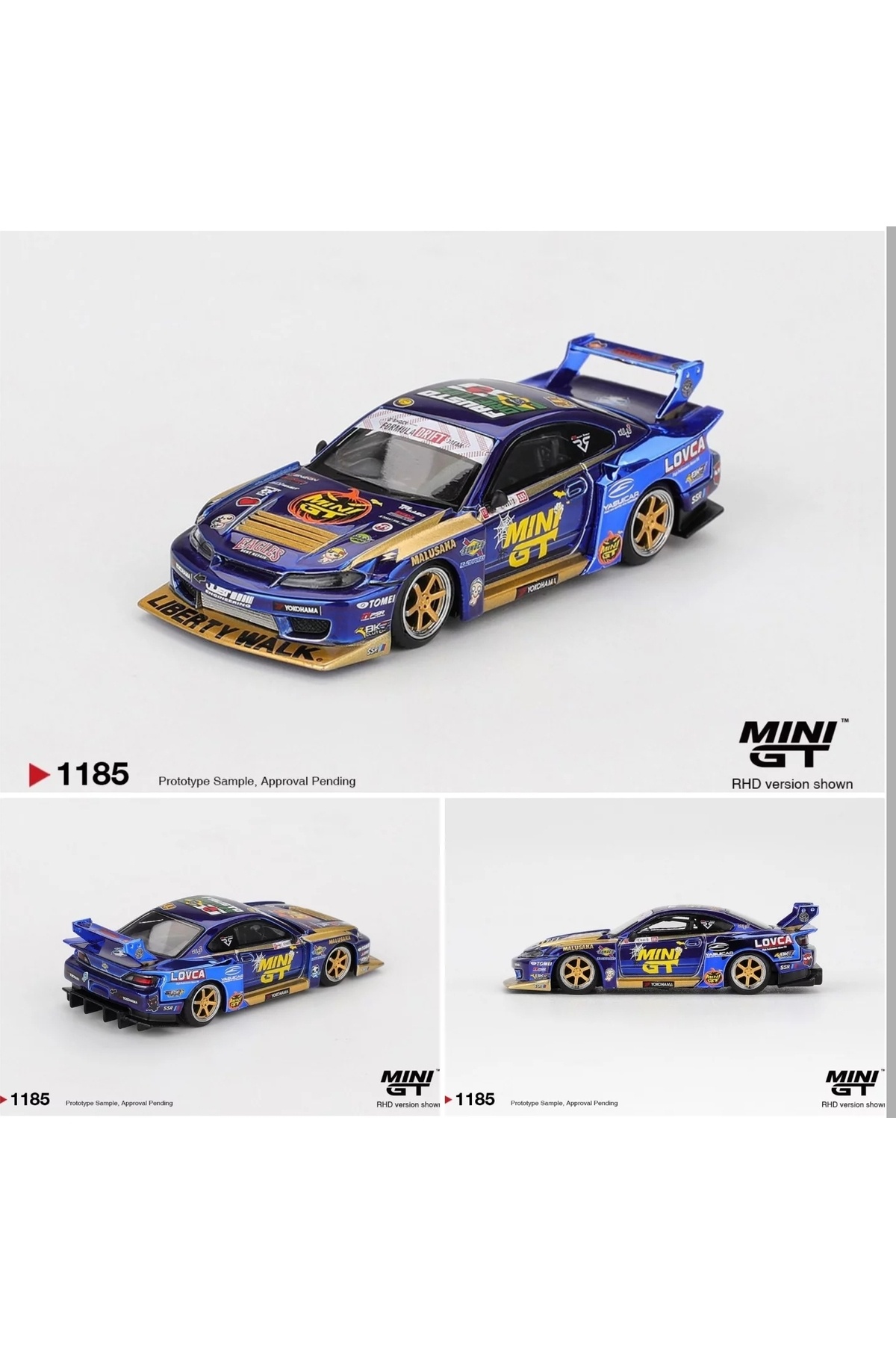 mini gt Nissan LB-Super Silhouette S15 SILVIA Team Liberty Walk
