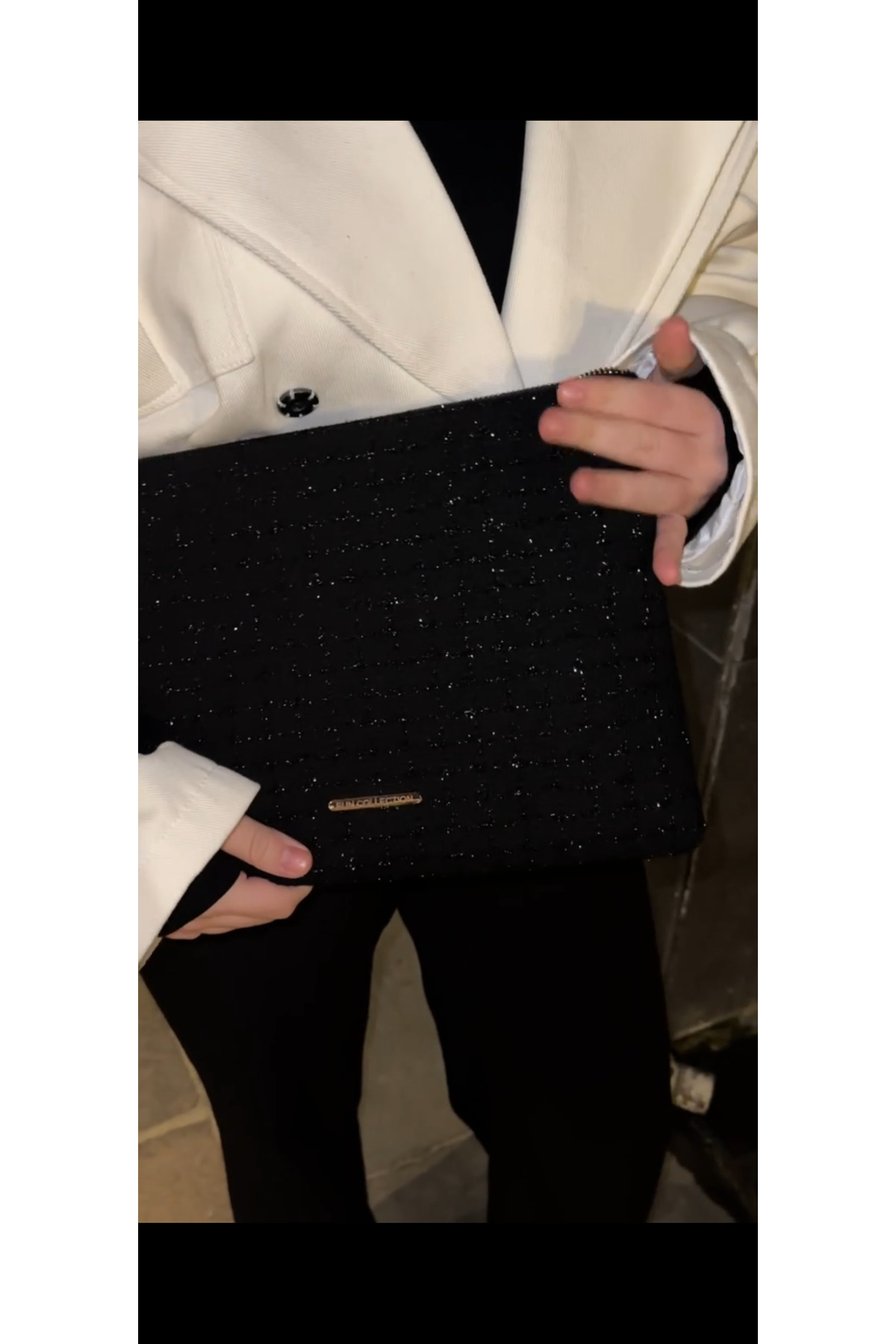 Sun collections Noir Tablet Çantası / Clutch