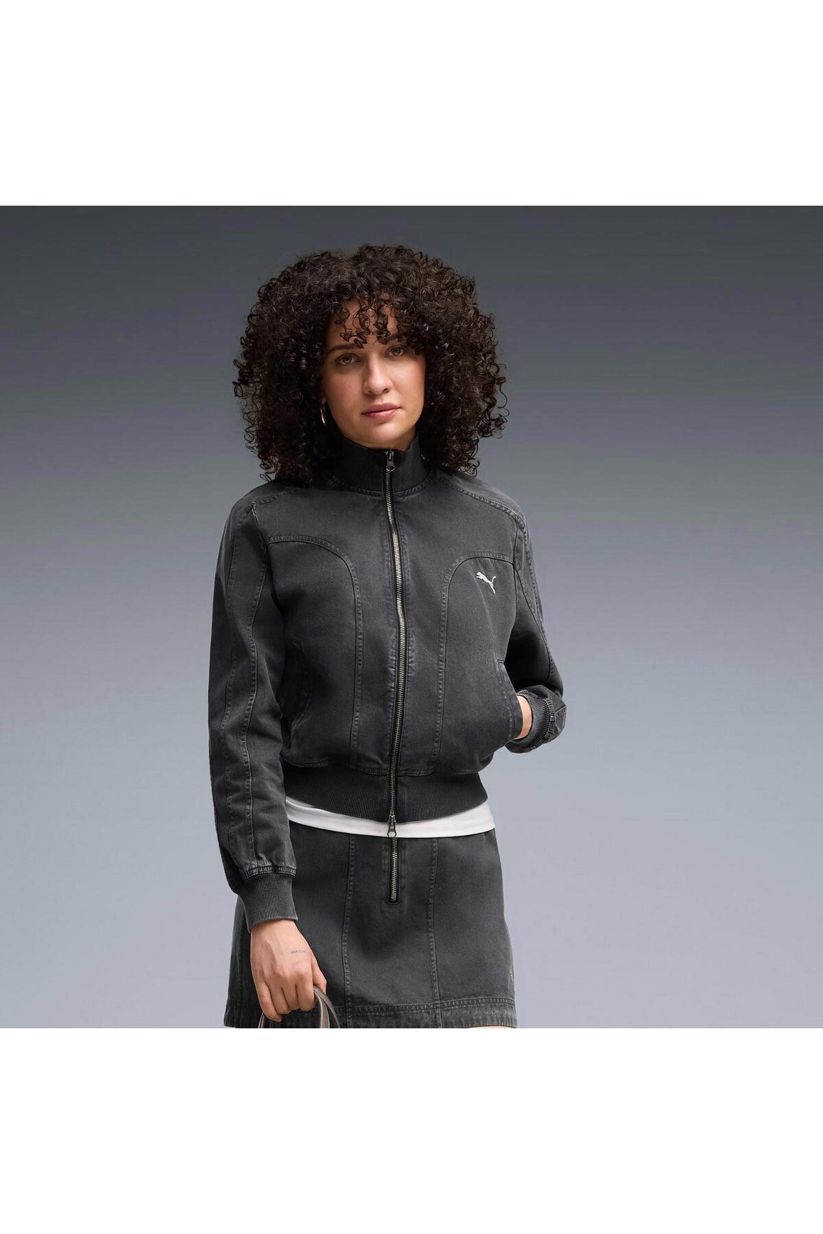 Puma Future Archive Kadın Siyah Ceket (636681-01) görsel 2