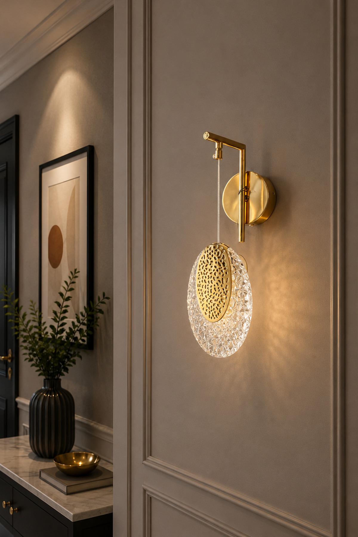 Viola Modern Design Gold Color Daylight - Led Bathroom - Kitchen - Living Room Led Wall Light