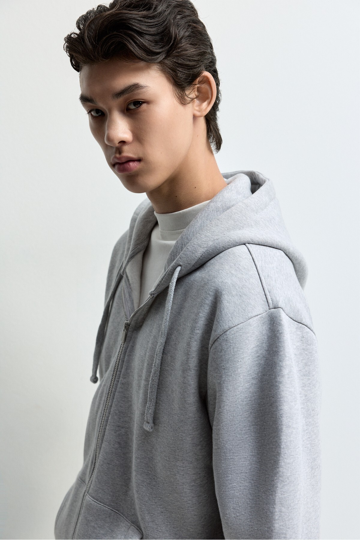 LEFTIES Temel fermuarlı sweatshirt görsel 5