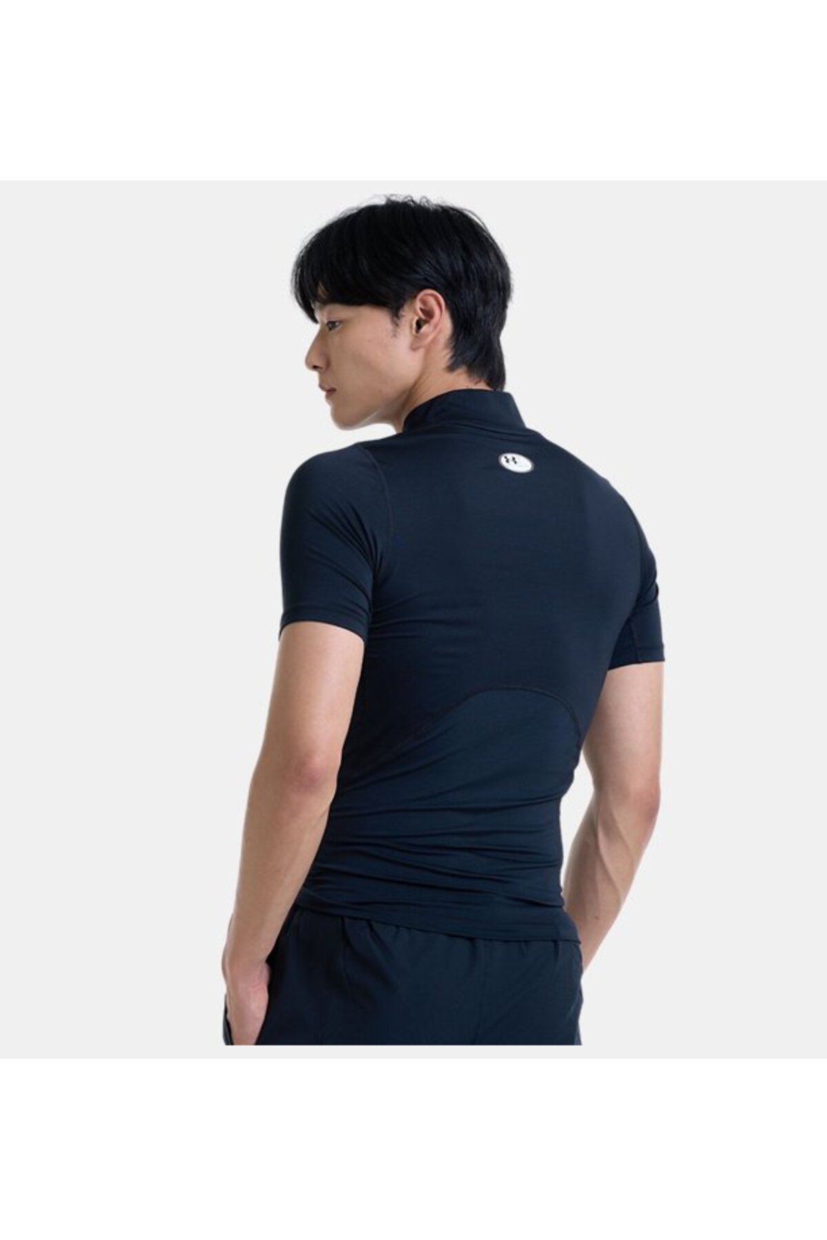 Under Armour Erkek UA HeatGear Armour Compression Mock Kısa Kollu T-shirt görsel 4