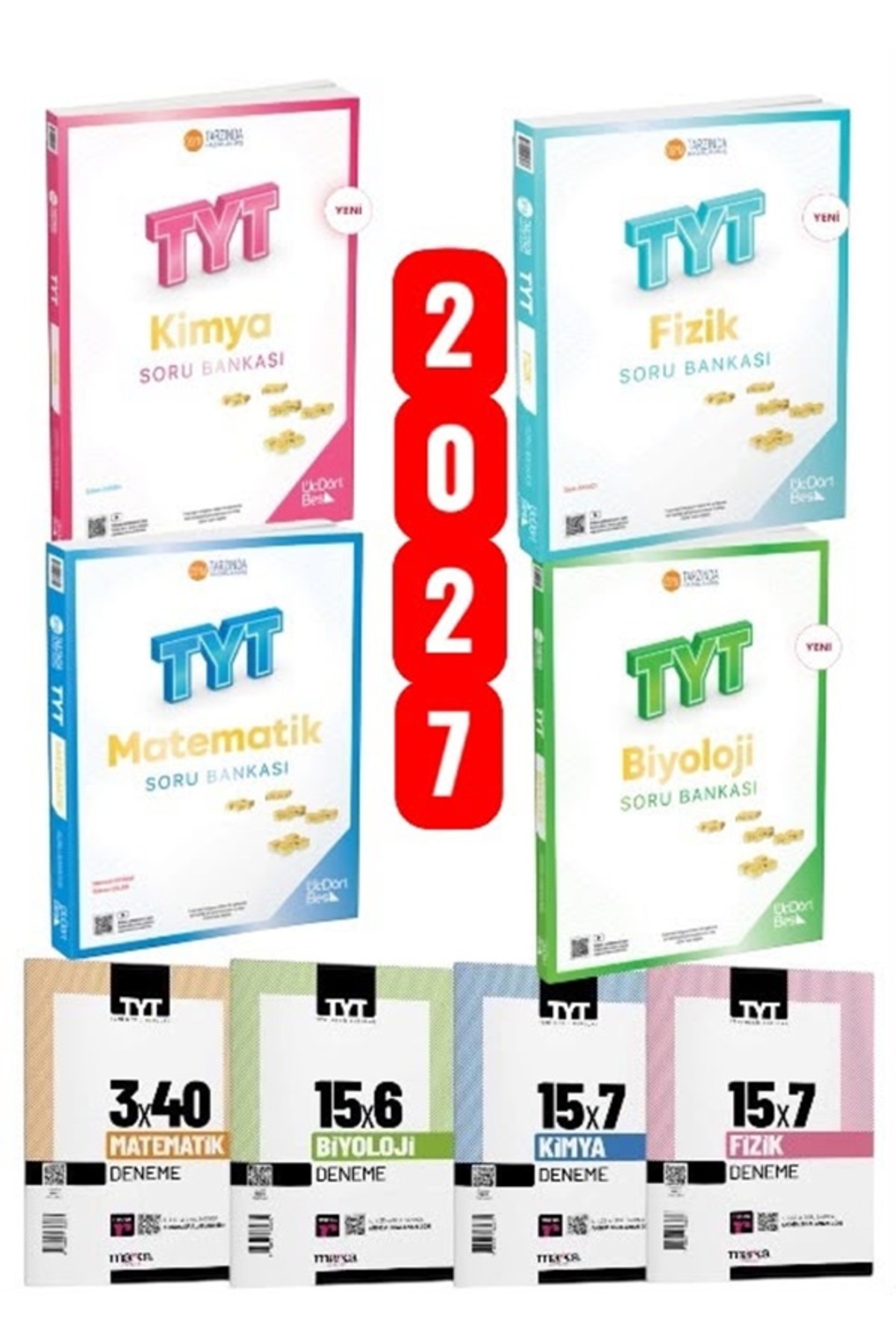 Üç Dört Beş Yayıncılık 345-2027 Tyt Matematik Fizik Kimya