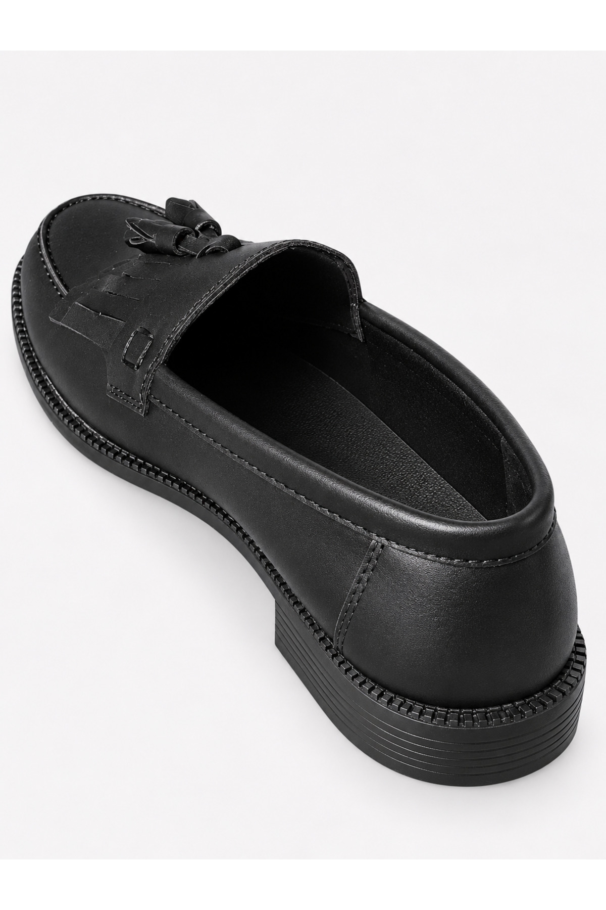 YALÇIN Erkek Siyah Püsküllü Loafer Ayakkabı Klasik Günlük Rahat Bağcıksız Mokasen Casual görsel 2