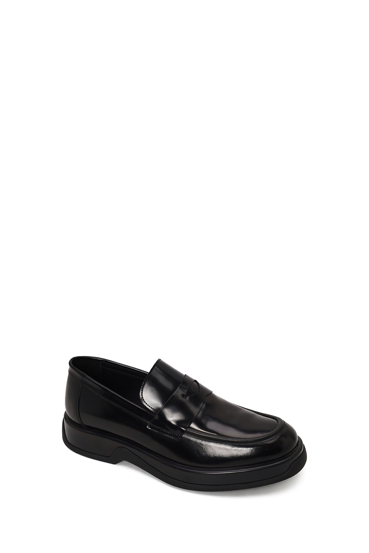 Derimod Erkek Siyah Kalın Tabanlı Deri Casual Loafer WM620012DA görsel 7