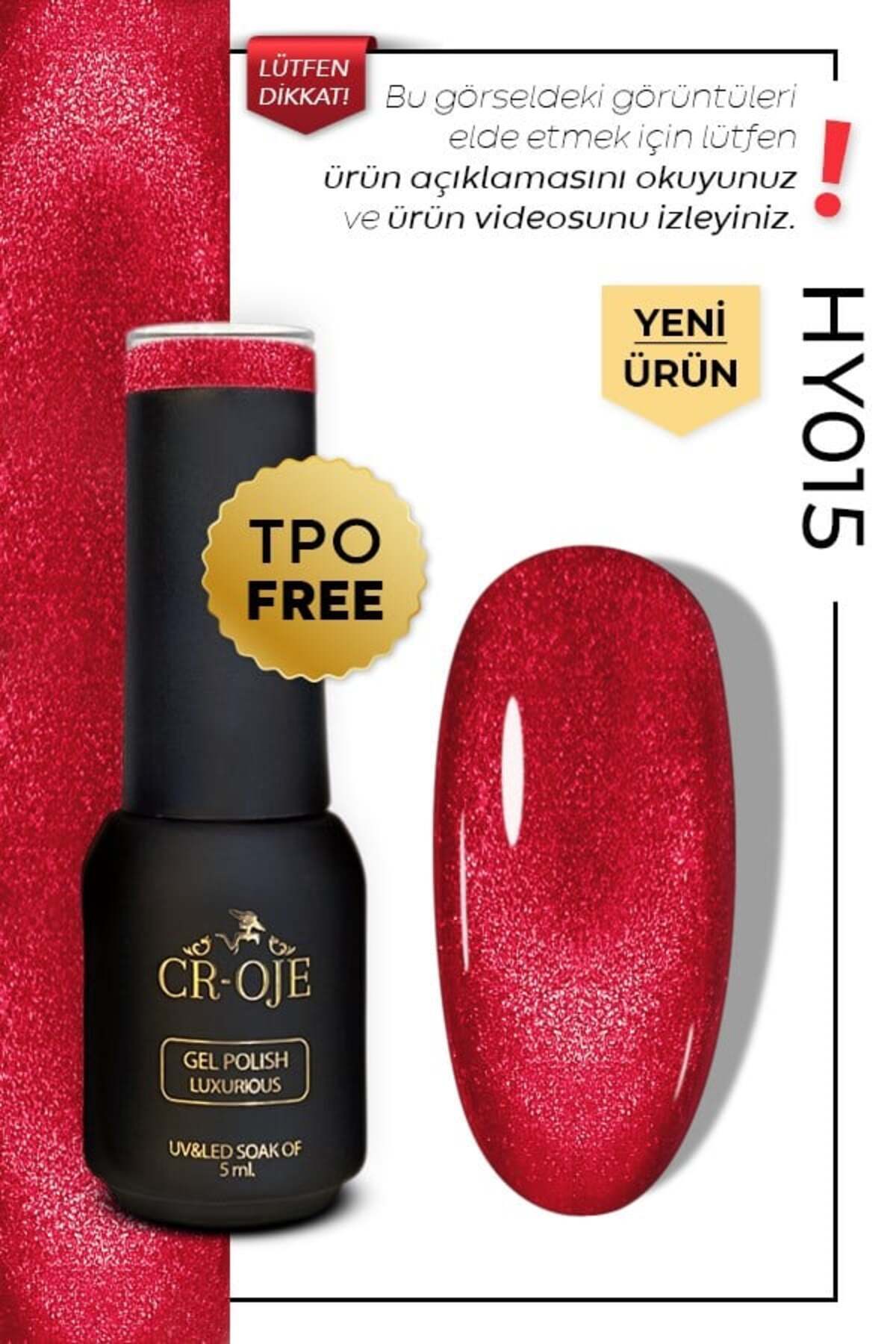 Inci Tanecikli Manyetik Cat Eye / Kedi Gözü- HY015 (5 ML) — رنگارنگ yenicateyeserisi