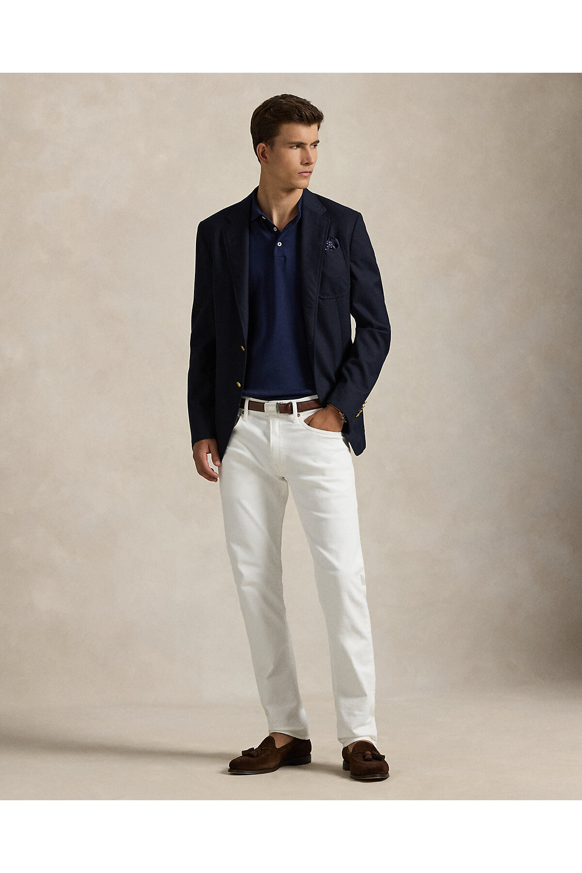 پولوشرت مردانه یقه پلو | پولو رالف لورن Ralph Lauren Blue RLB-RRMİPY US - تصویر 3