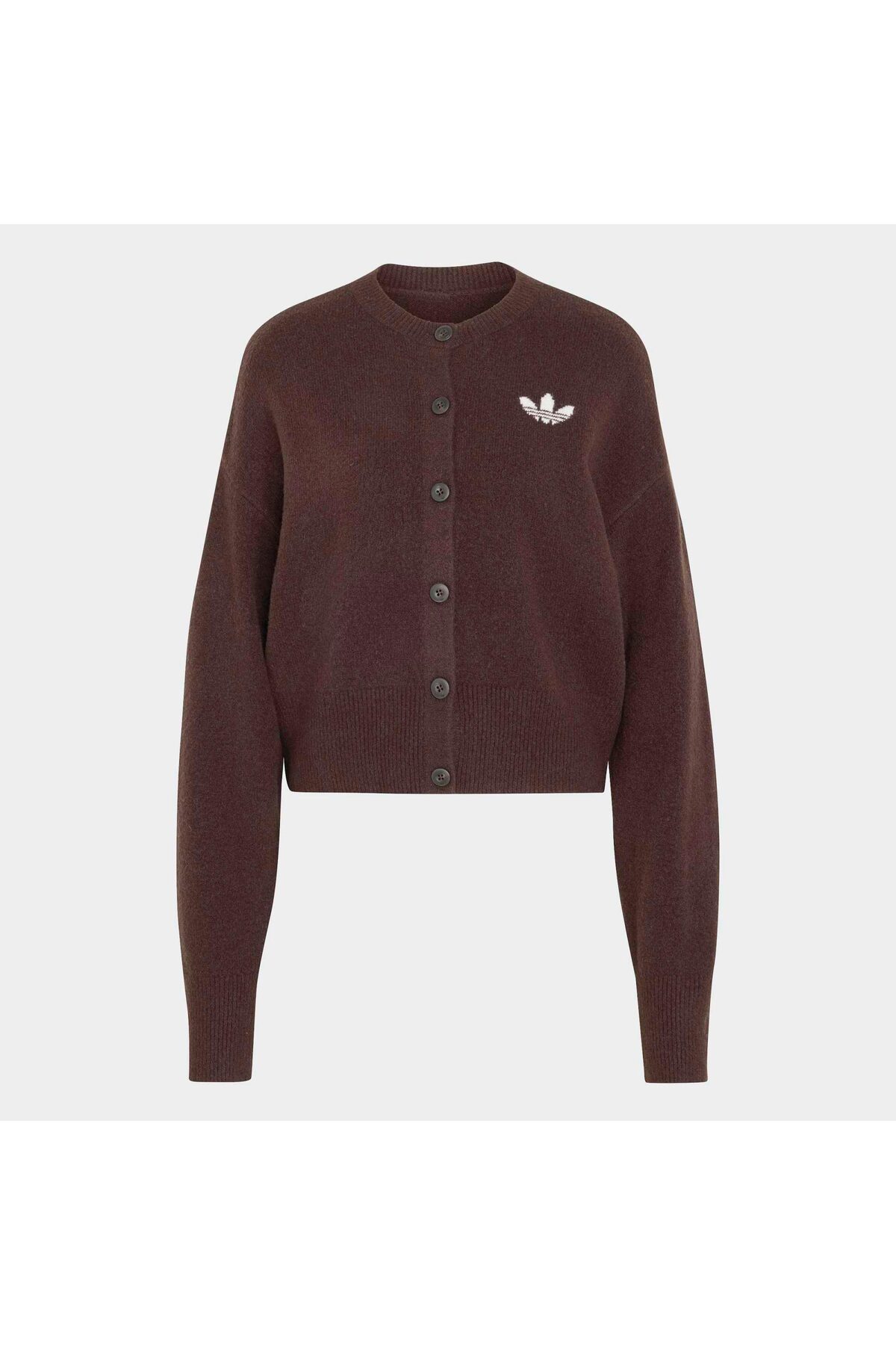 adidas Essentials Knit Kadın Kahverengi Hırka (IA4455) görsel 6