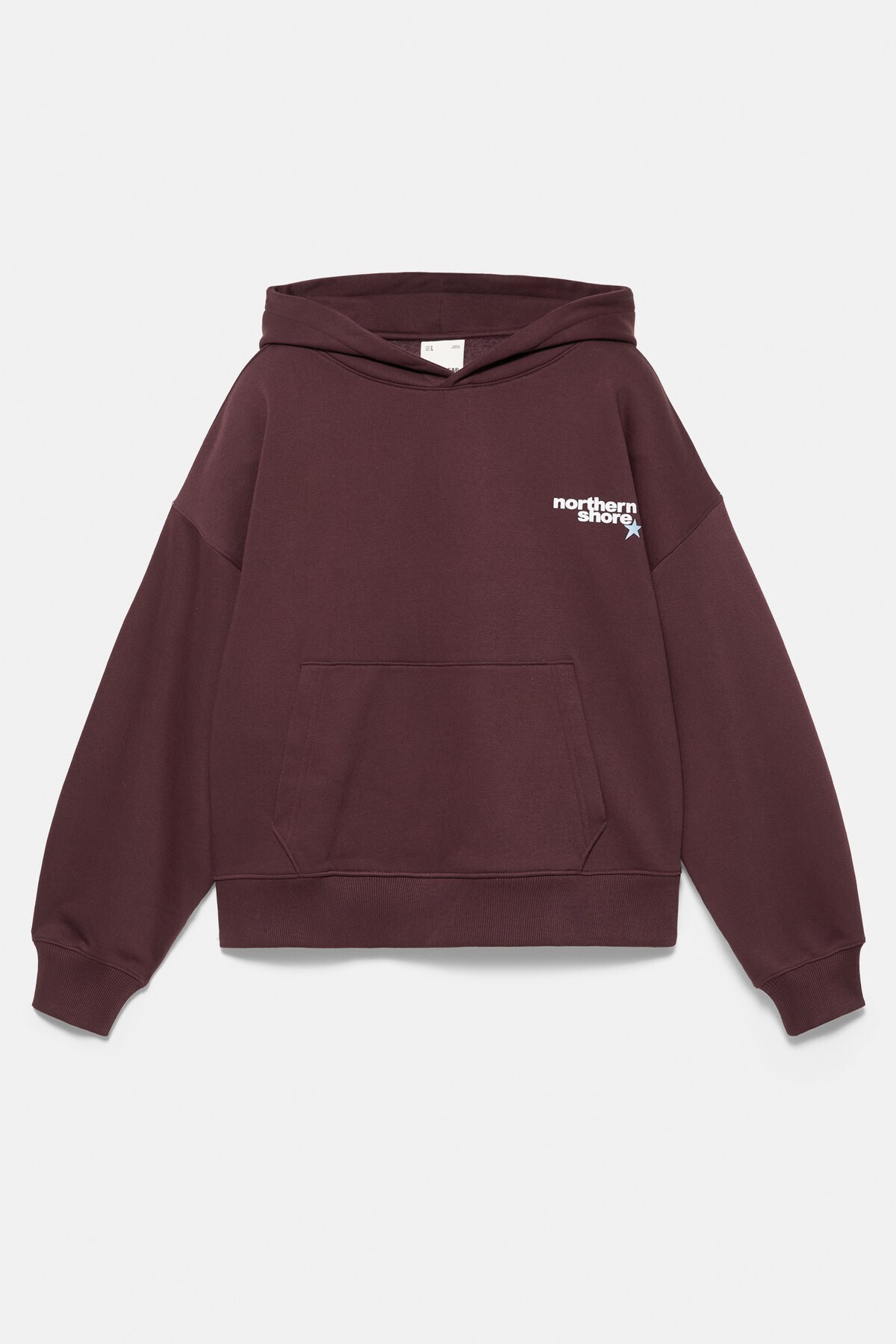 Pull & Bear Grafik baskılı kapüşonlu sweatshirt görsel 6