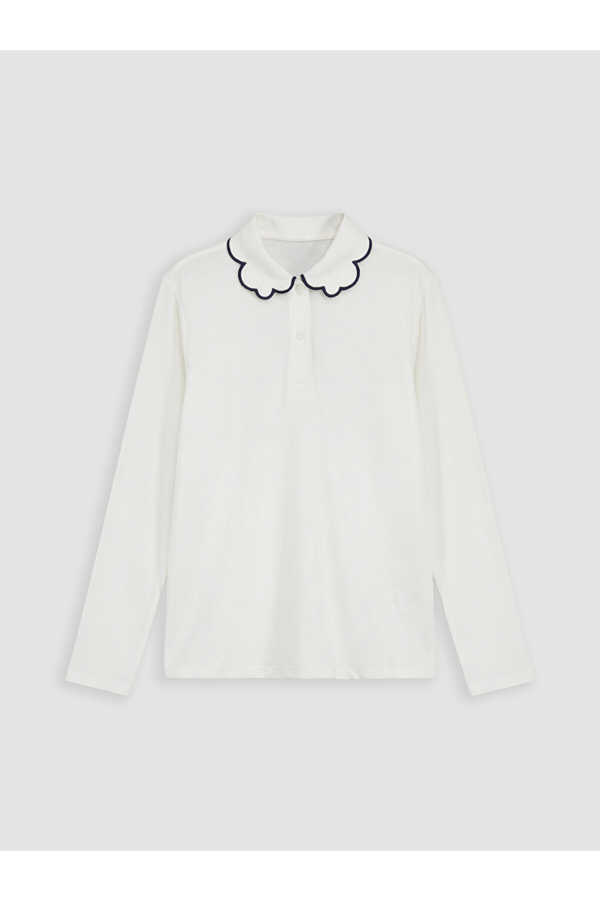 LC Waikiki Polo Collar Girls' T-Shirt