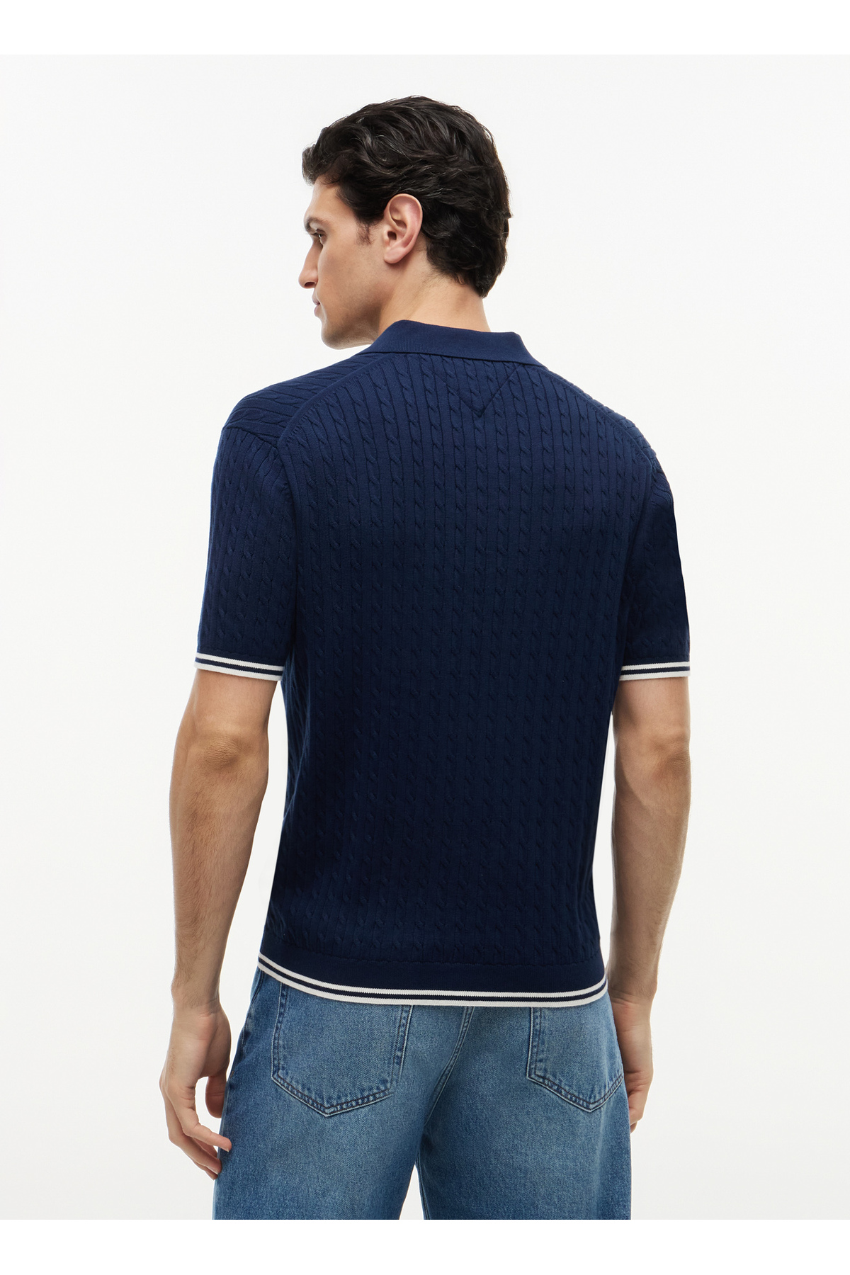 پولوشرت مردانه یقه گرد | تامی هیلفیگر Tommy Hilfiger 5003404900 TR - تصویر 3