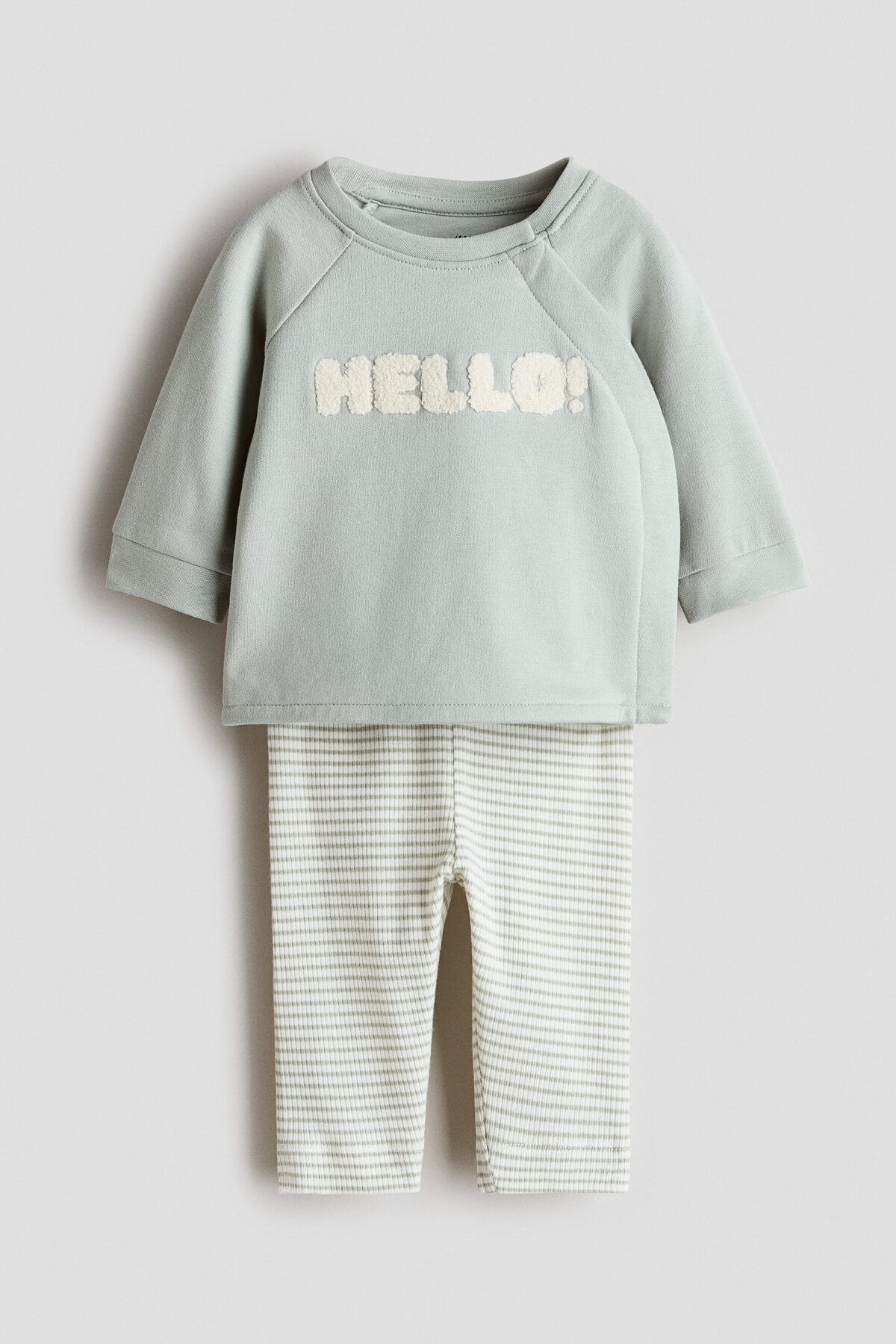 ست پنبه‌ای دو تکه اچ اند ام ست نوزادی H&M