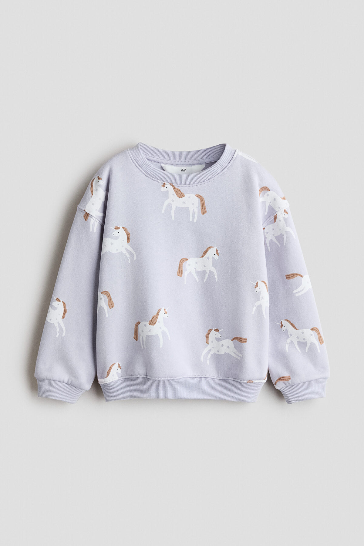 سویشرت طرح‌دار با آستر پشمی اچ اند ام سویشرت H&M