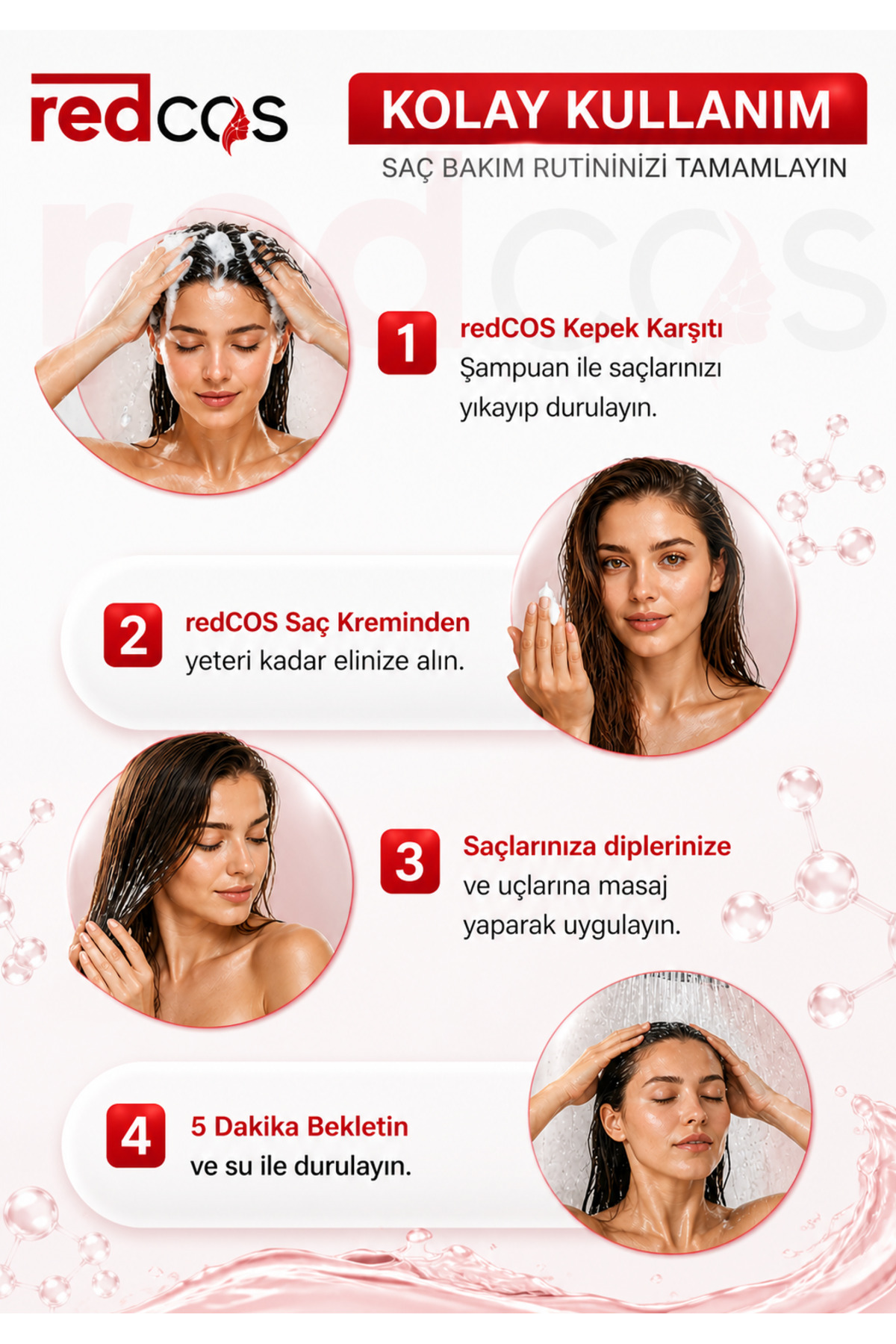 نرم‌کننده موی کراتین و کلاژن ضد ریزش و شکستگی مو - فرمول بدون سولفات برای موهای آسیب‌دیده — SACKREMIULTRA — تصویر 7 از 7