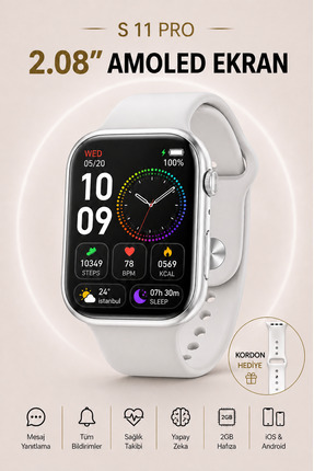 SEYUWATCH Watch S9 Pro Akıllı Saat Iphone Ve Android Tüm Telefonlara Uyumlu s...