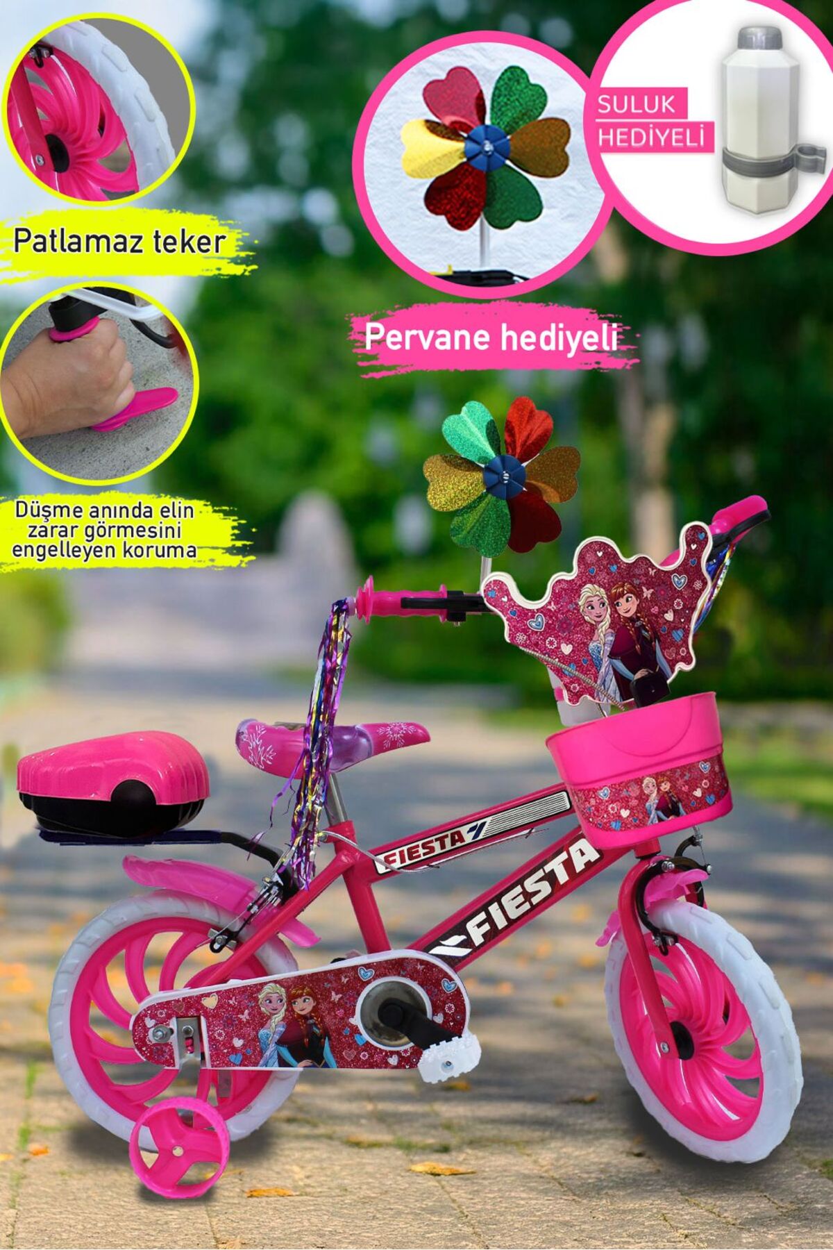15 Rim Pink Baby Girl Bicycle 2026 New Season (DRINKER and WINDMILL GIFT)