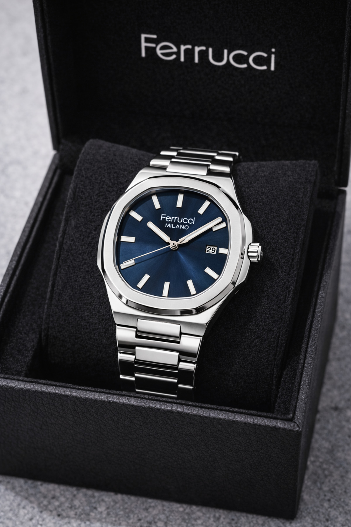 GIFT STEEL STRAP WATERPROOF MENS WRIST WATCH 2 YEARS GUARANTEED FATHER 'S DAY GIFT VALENTINE 'S DAY GIFT