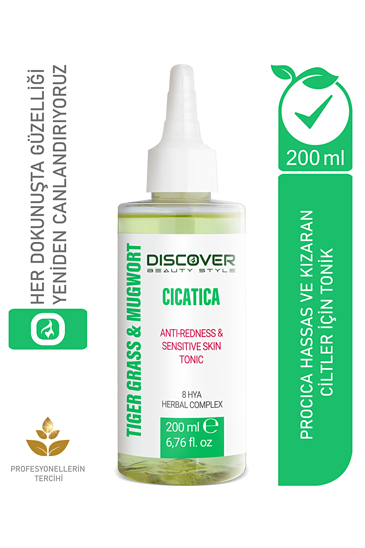 Discover Beauty Style Gözenek Sıkılaştırıcı Hassas Ciltler İçin Bariyer Güçlendirici Cicatica Tonik 200 ml — TYCXYXWBRN171628642402575