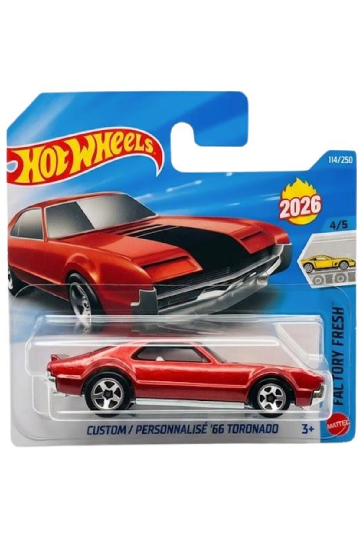 HOT WHEELS Tekli Arabalar Custom '66 Tornado JJH45 (Factory Fresh