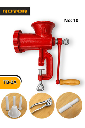 elefant Tb-2 Manuel Et Kıyma Makinesi No:10 Dökme Demir (30-40 KG SAATE)