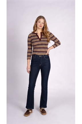 BEST OFFER Relaxed Glam Dark Rodeo Kadın Jean Pantolon